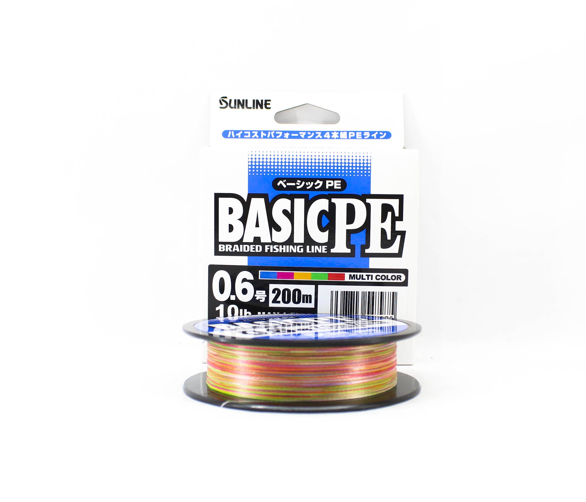 Sunline P.E Line X4 Basic P.E HG 200m P.E 0.6 10lb 5C (7975)