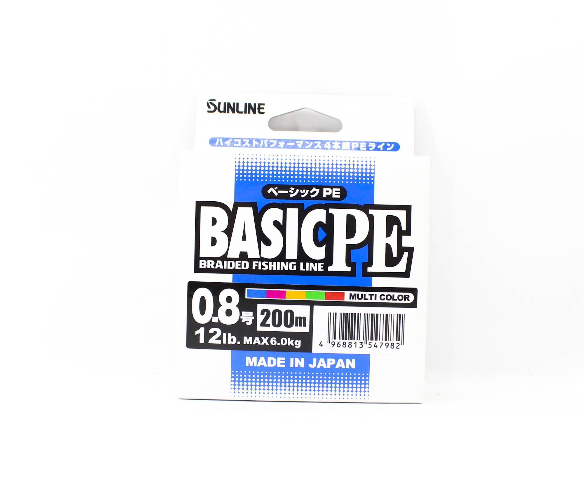 Sunline P.E Line X4 Basic P.E HG 200m P.E 0.8 12lb 5C (7982)