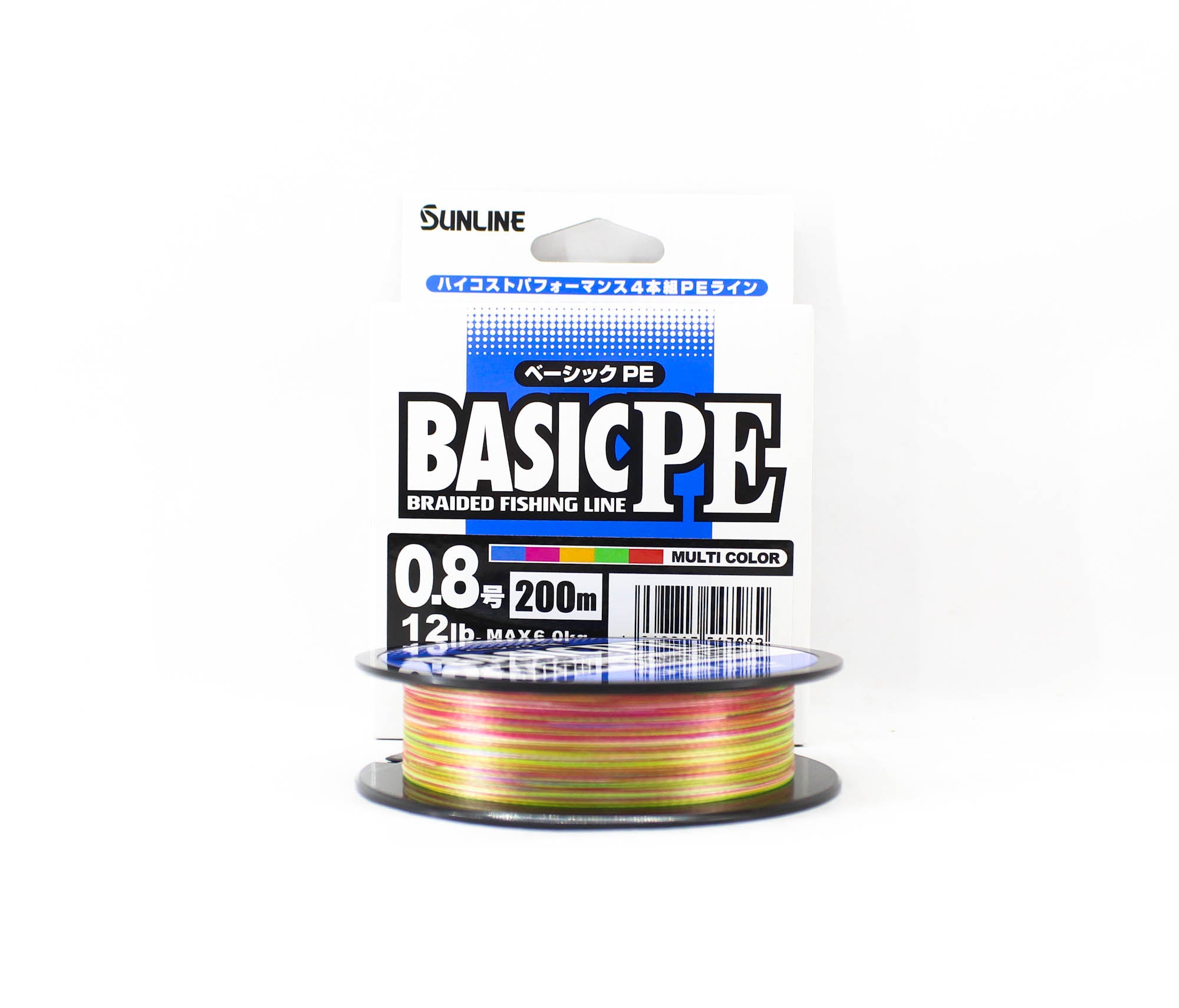 Sunline P.E Line X4 Basic P.E HG 200m P.E 0.8 12lb 5C (7982)