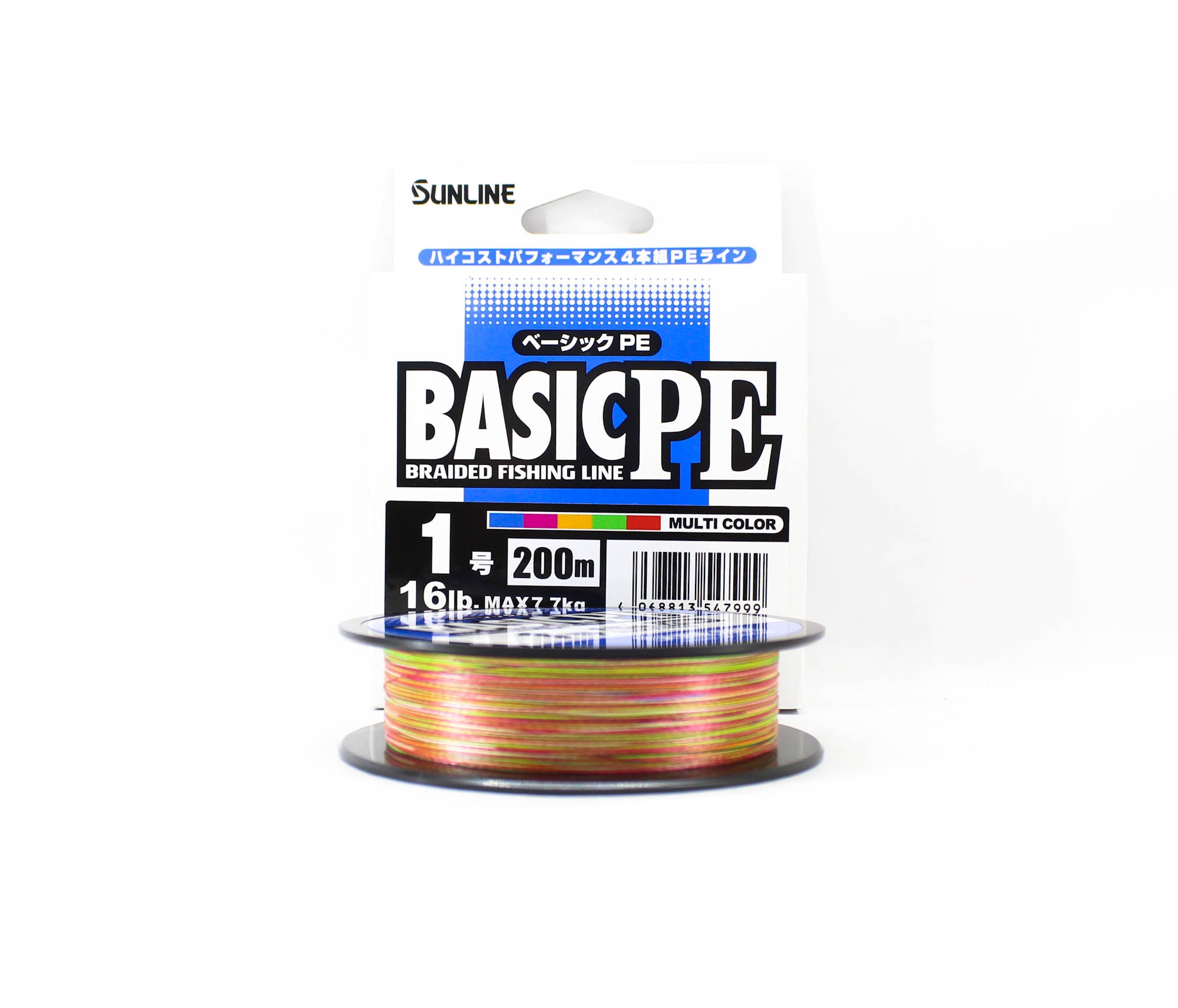 Sunline P.E Line X4 Basic P.E HG 200m P.E 1 16lb 5C (7999)