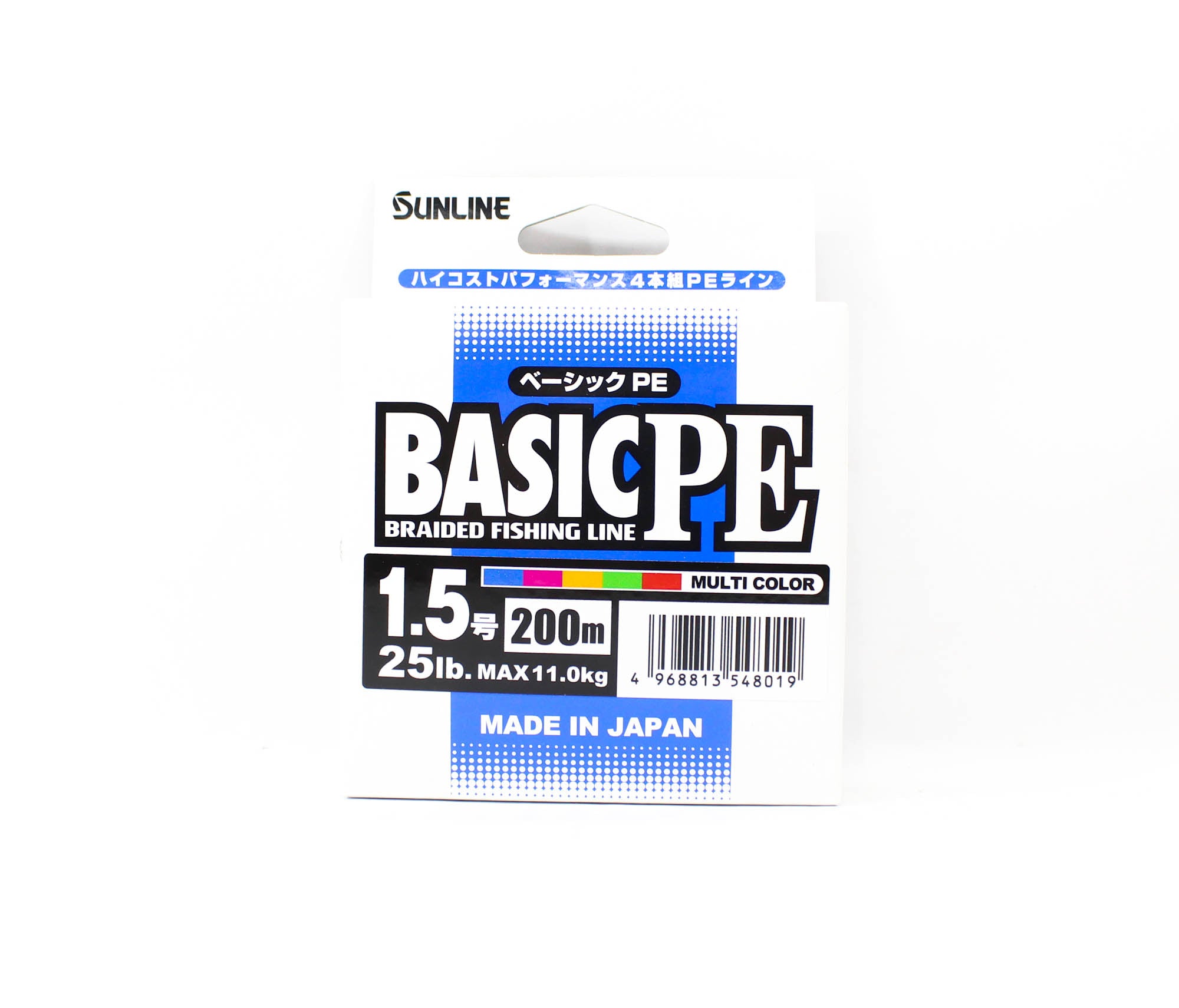 Sunline P.E Line X4 Basic P.E HG 200m P.E 1.5 25lb 5C (8019)