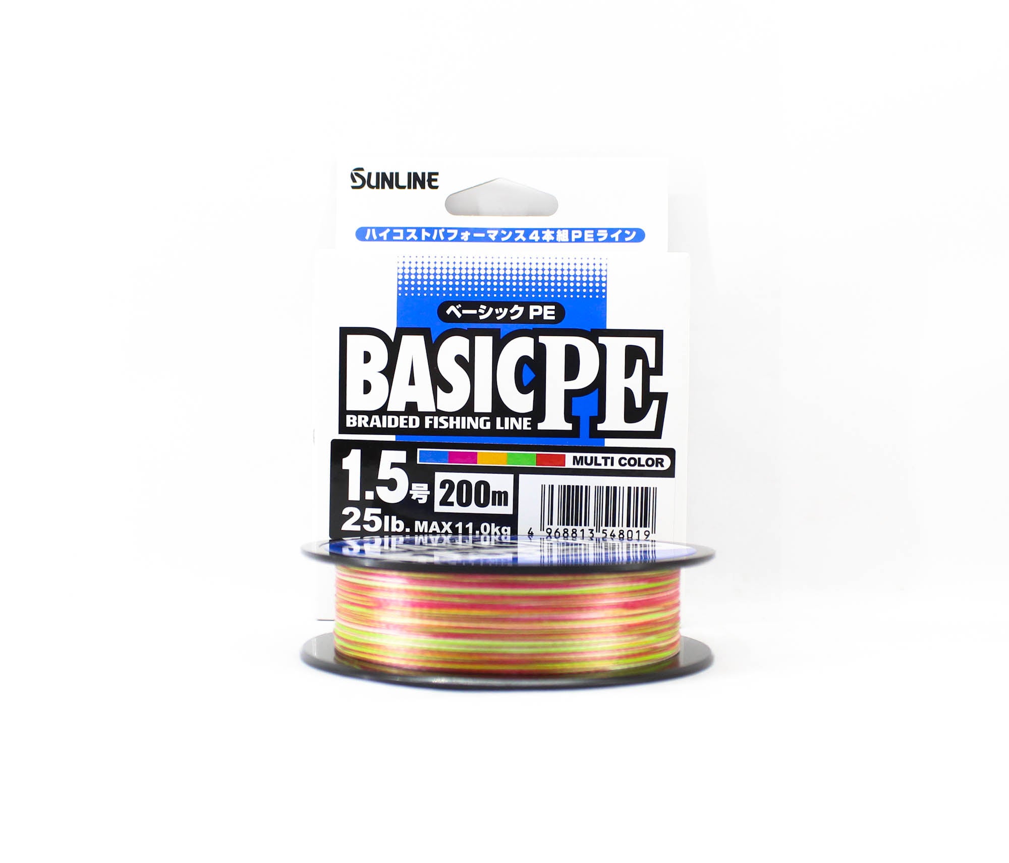 Sunline P.E Line X4 Basic P.E HG 200m P.E 1.5 25lb 5C (8019)