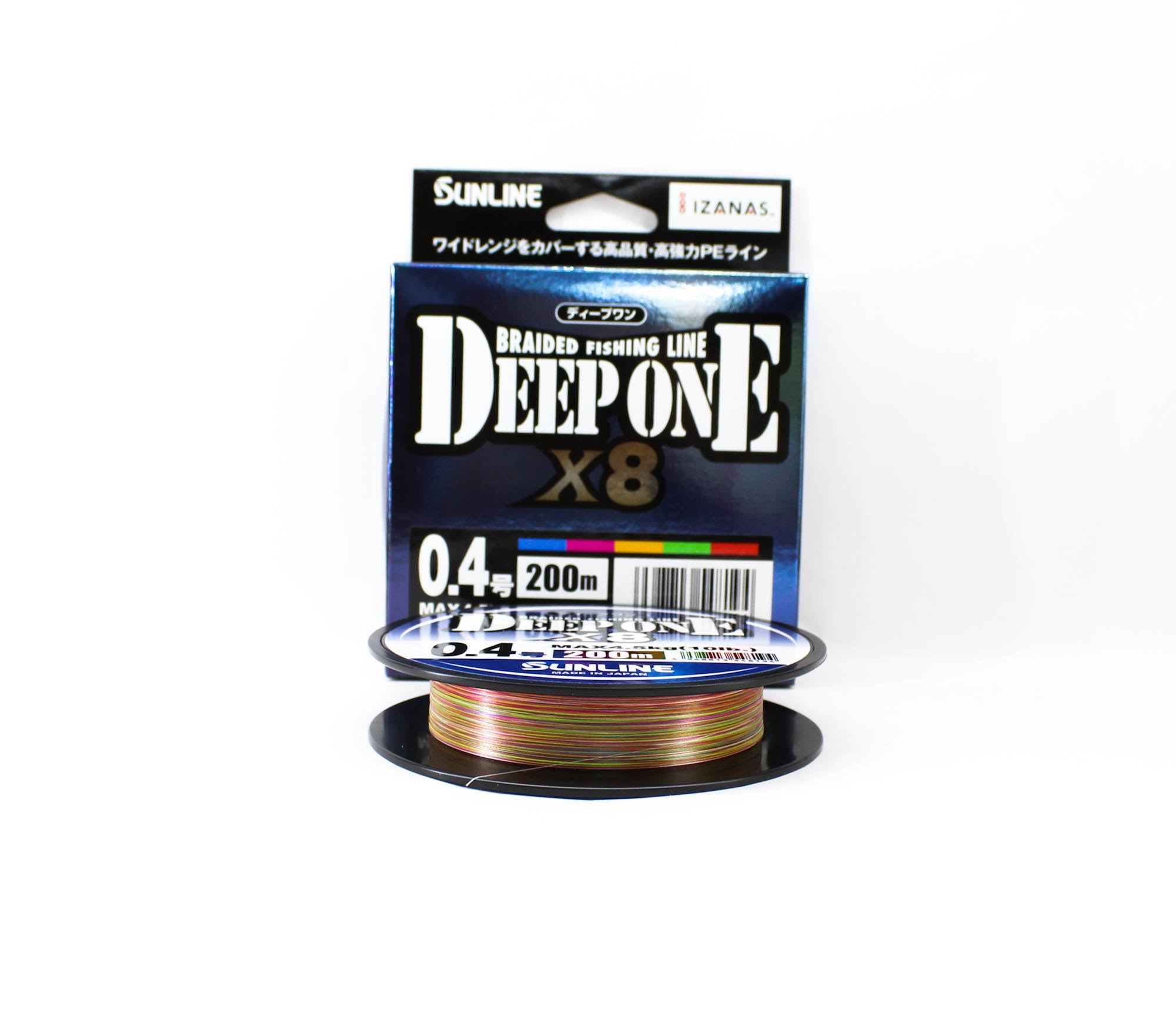 Sunline P.E Line X8 Deep One HG 200M P.E 0.4 10lb Multi (8194)