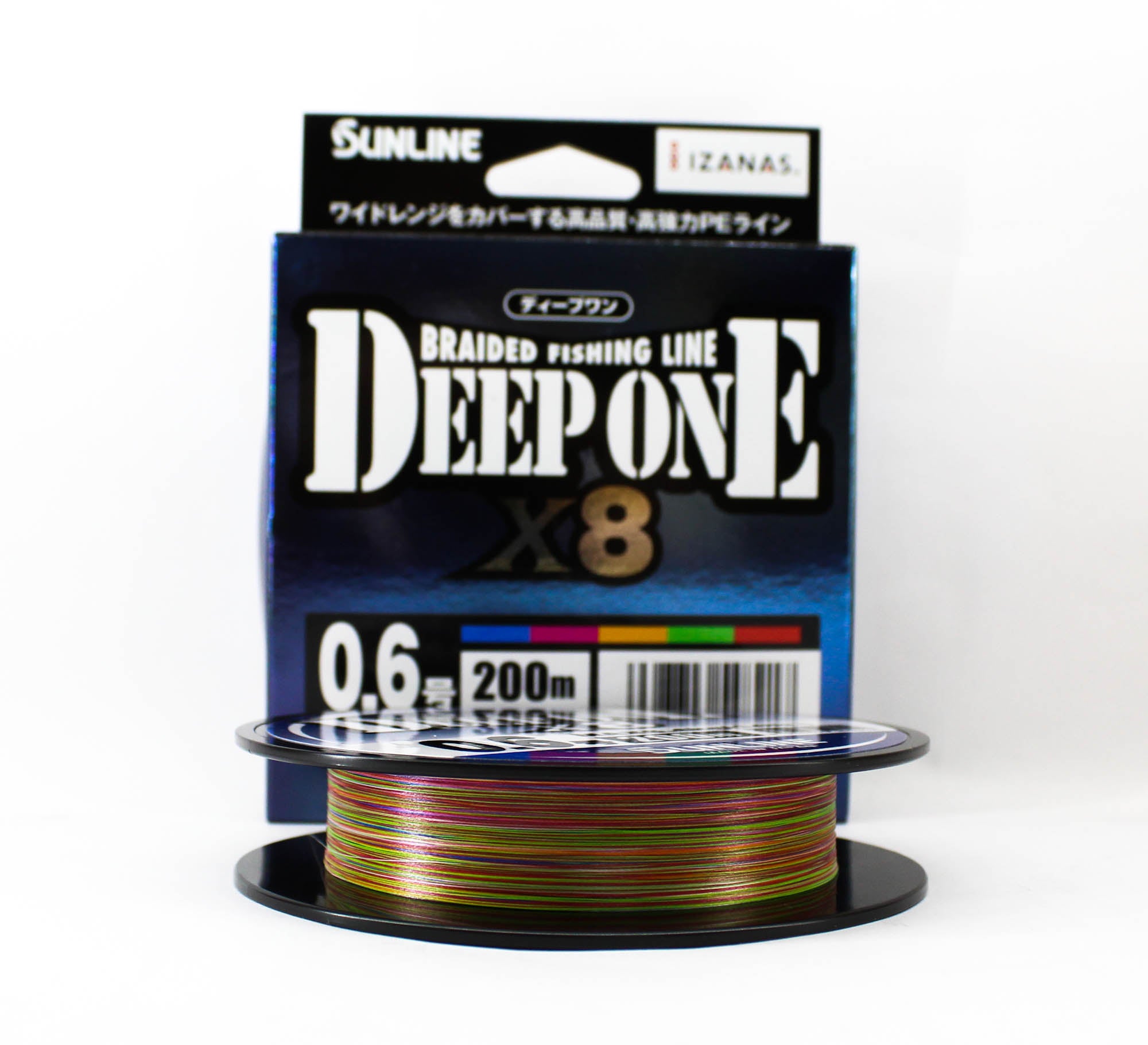 Sunline P.E Line X8 Deep One HG 200M P.E 0.6 14lb Multi (8217)