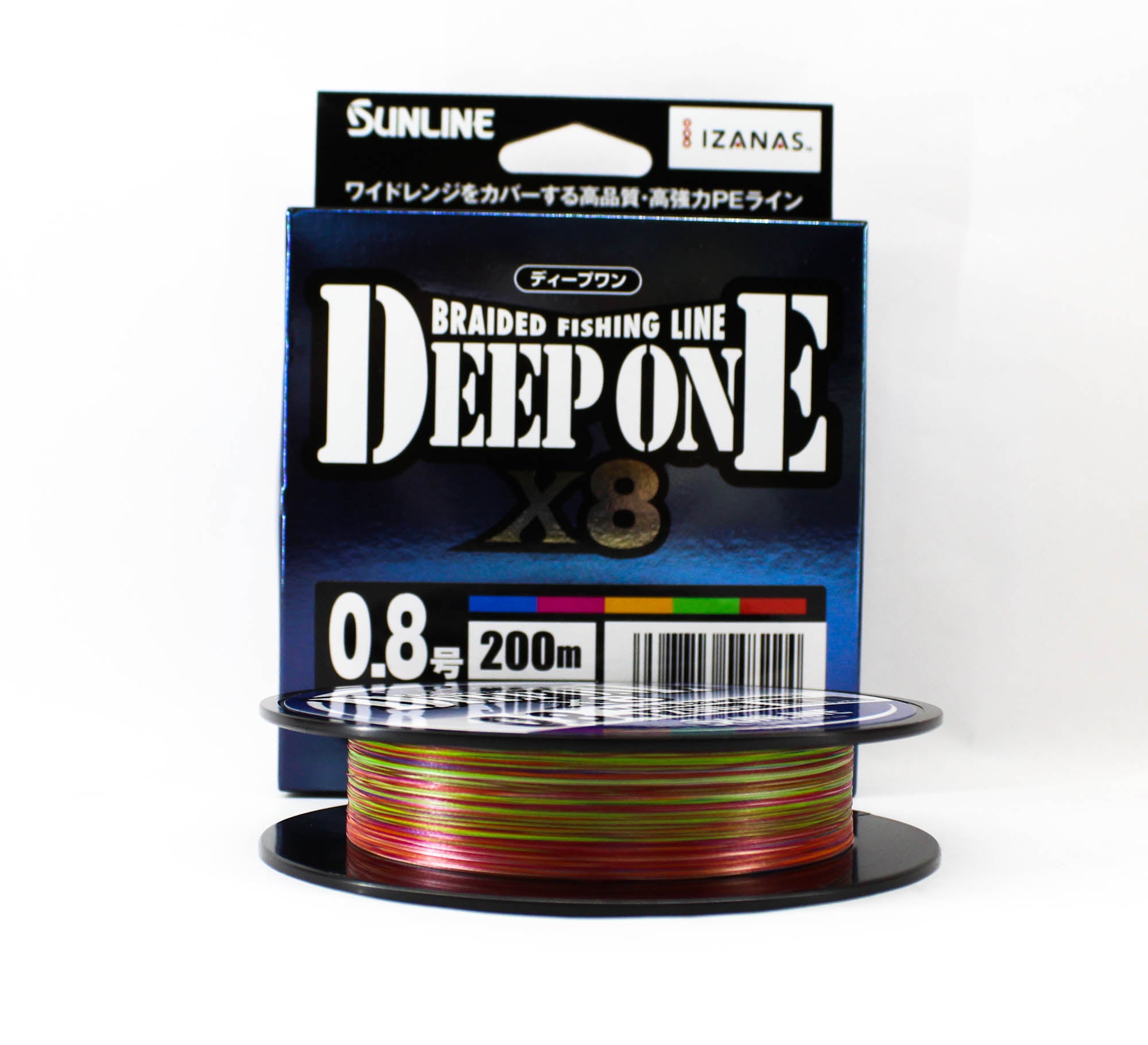 Sunline P.E Line X8 Deep One HG 200M P.E 0.8 18lb Multi (8224)