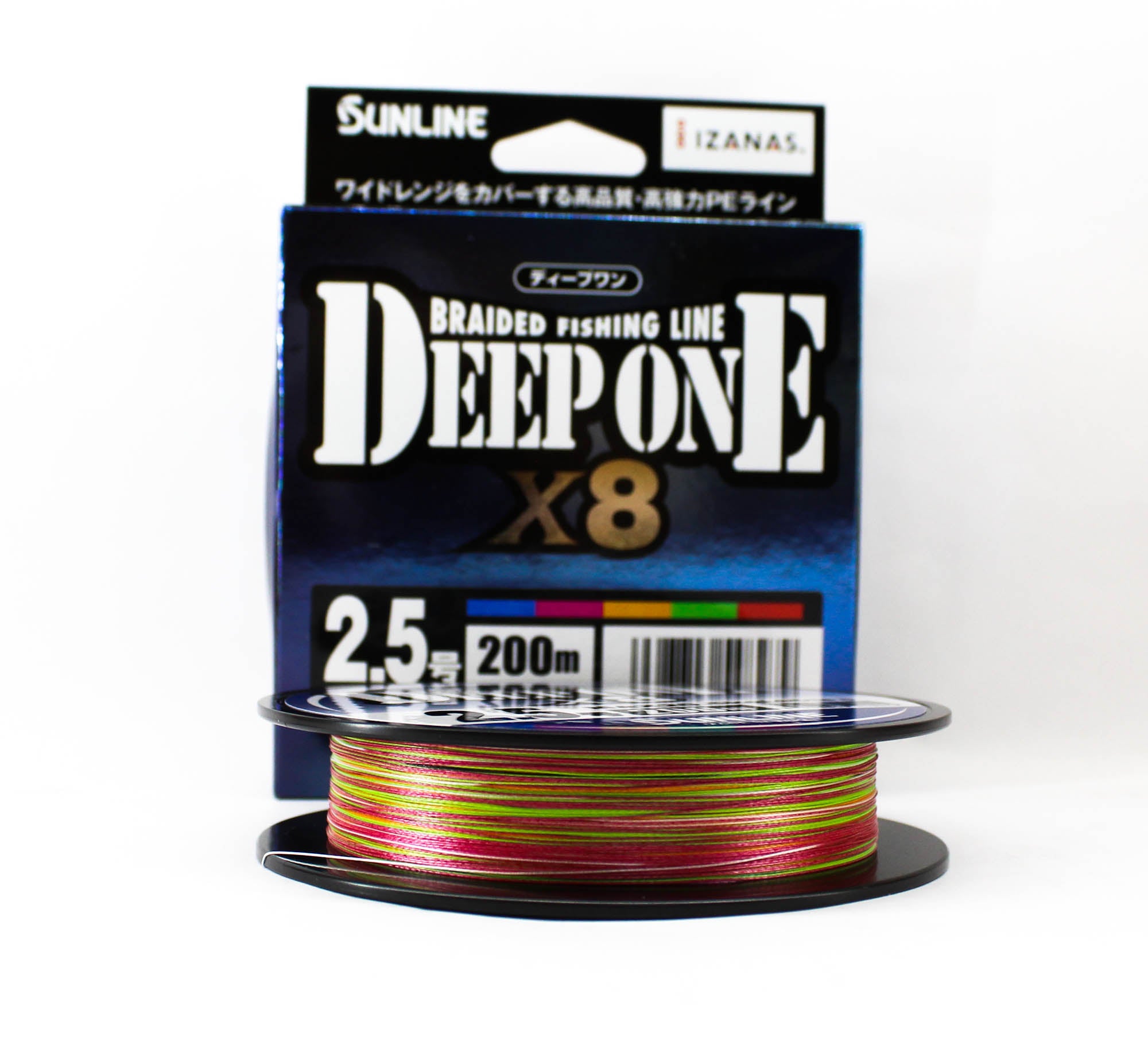 Sunline P.E Line X8 Deep One HG 200M P.E 2.5 45lb Multi (8279)