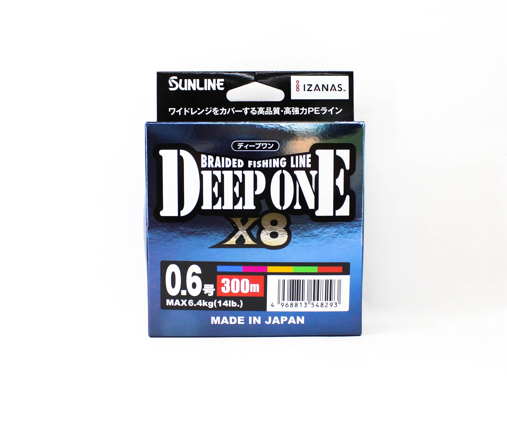 Sunline P.E Line X8 Deep One HG 300M P.E 0.6 14lb Multi (8293)