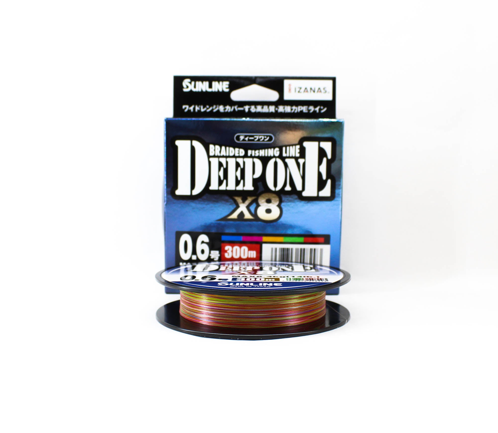 Sunline P.E Line X8 Deep One HG 300M P.E 0.6 14lb Multi (8293)