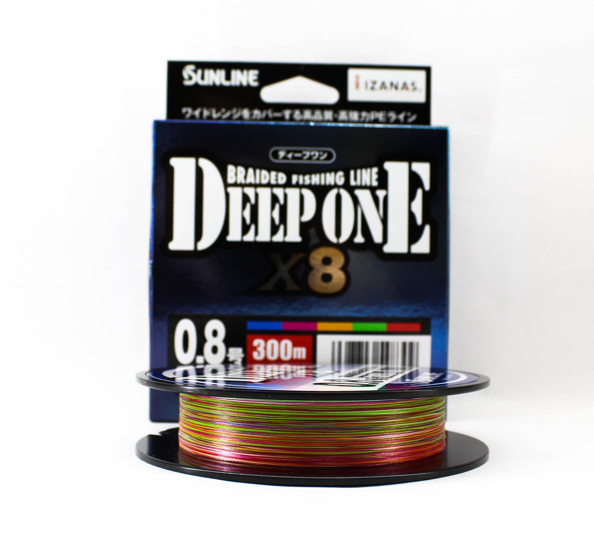 Sunline P.E Line X8 Deep One HG 300M P.E 0.8 18lb Multi (8309)