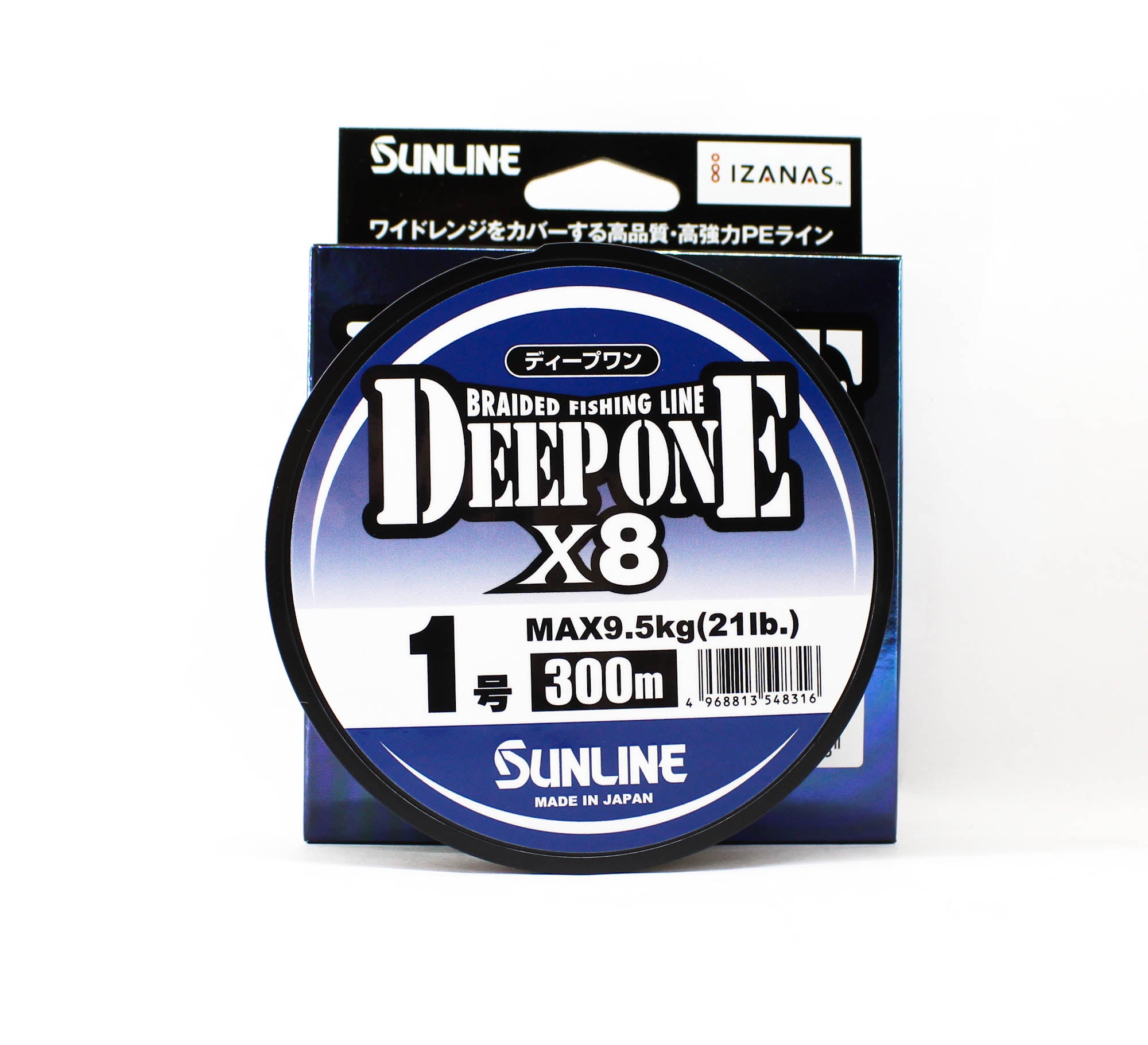 Sunline P.E Line X8 Deep One HG 300M P.E 1 21lb Multi (8316)