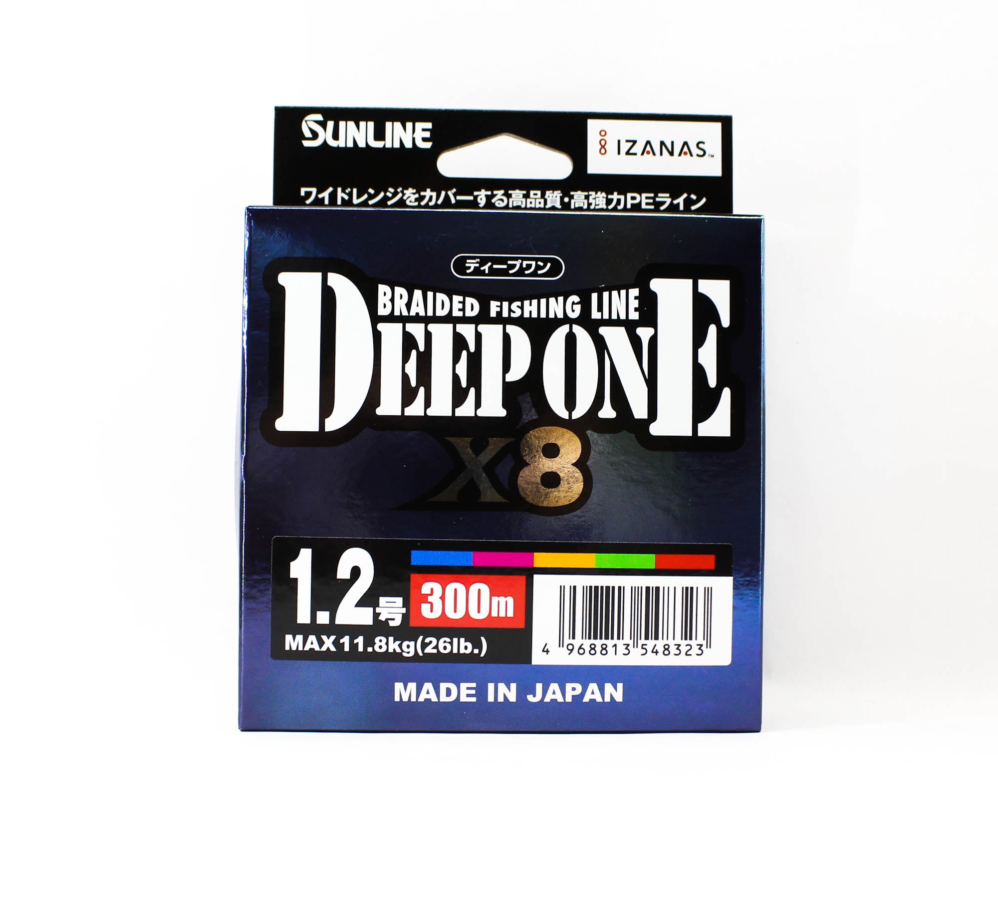 Sunline P.E Line X8 Deep One HG 300M P.E 1.2 26lb Multi (8323)
