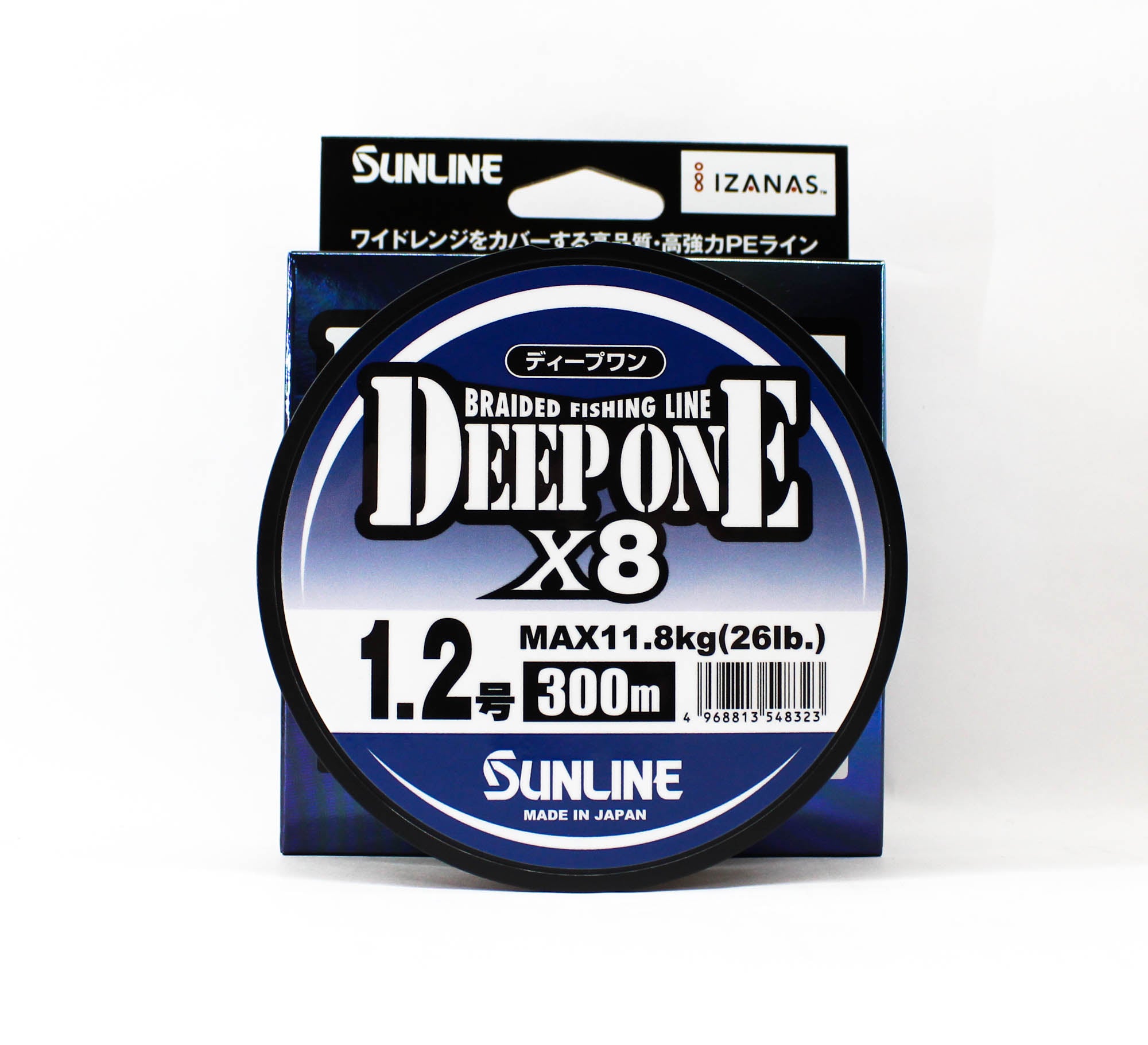 Sunline P.E Line X8 Deep One HG 300M P.E 1.2 26lb Multi (8323)