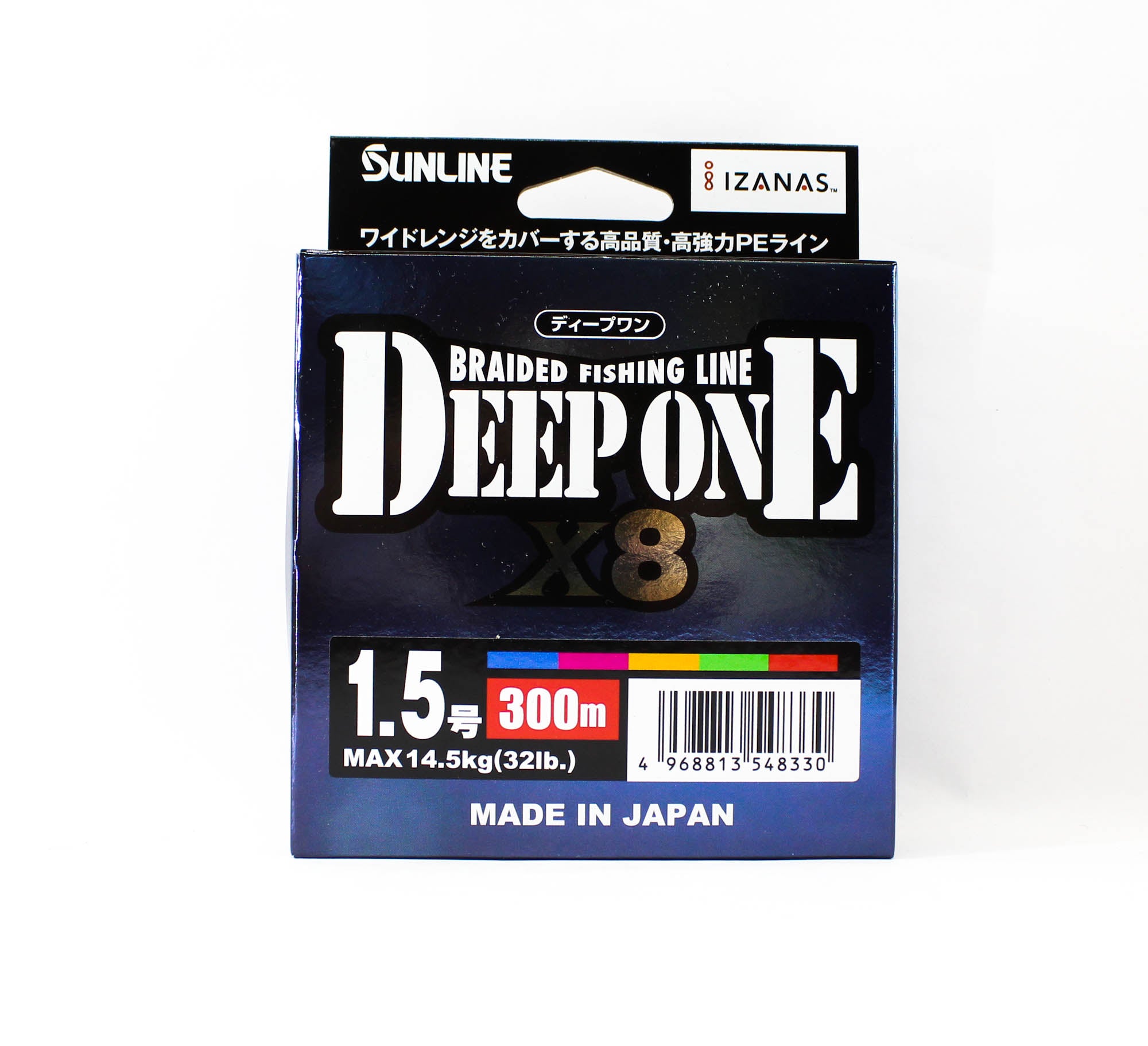 Sunline P.E Line X8 Deep One HG 300M P.E 1.5 32lb Multi (8330)