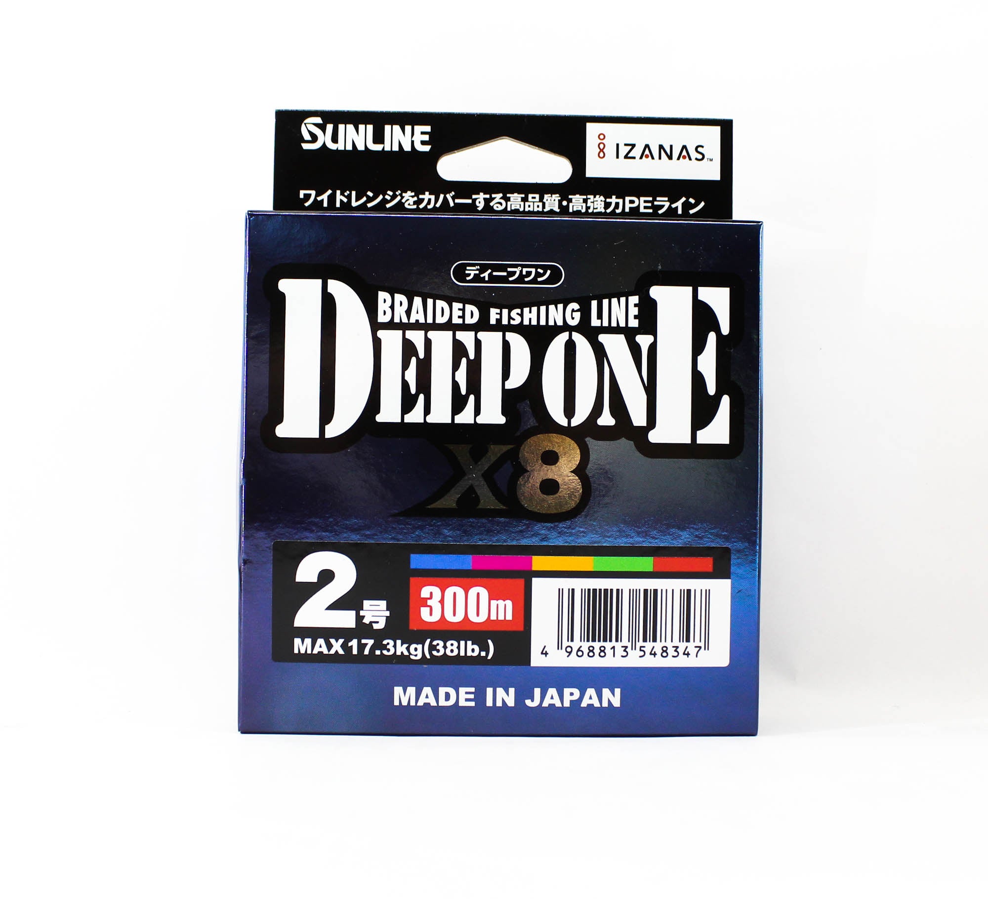 Sunline P.E Line X8 Deep One HG 300M P.E 2 38lb Multi (8347)