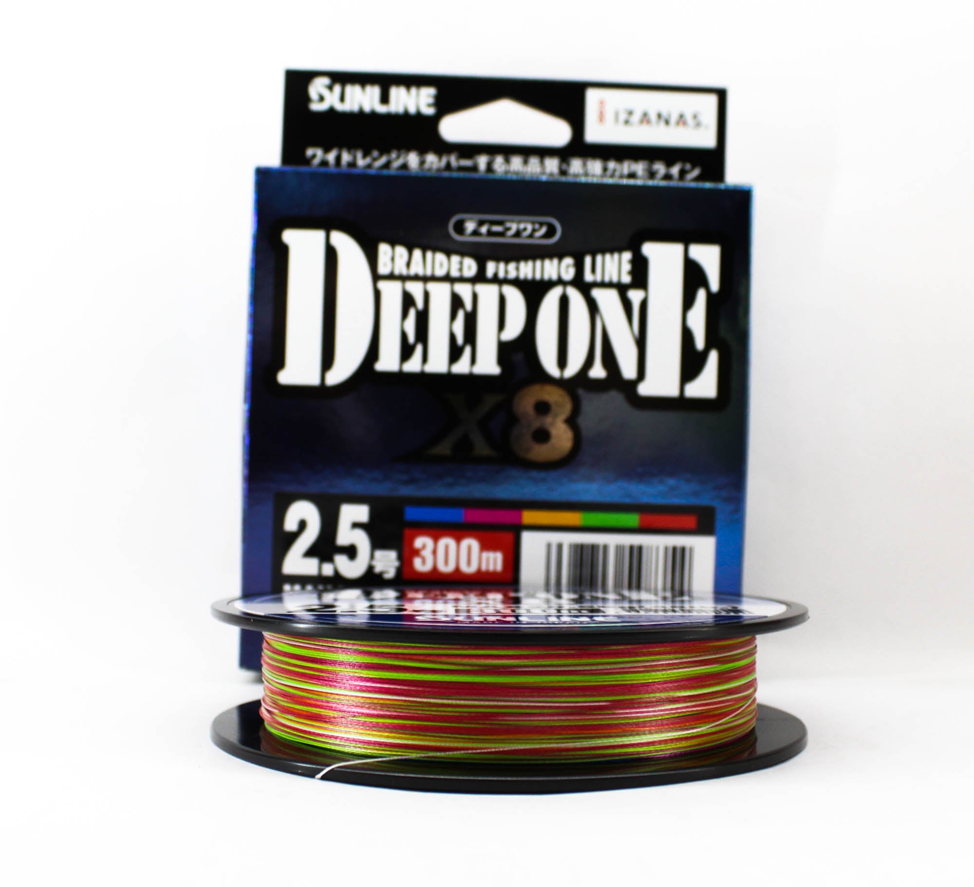 Sunline P.E Line X8 Deep One HG 300M P.E 2.5 45lb Multi (8354)