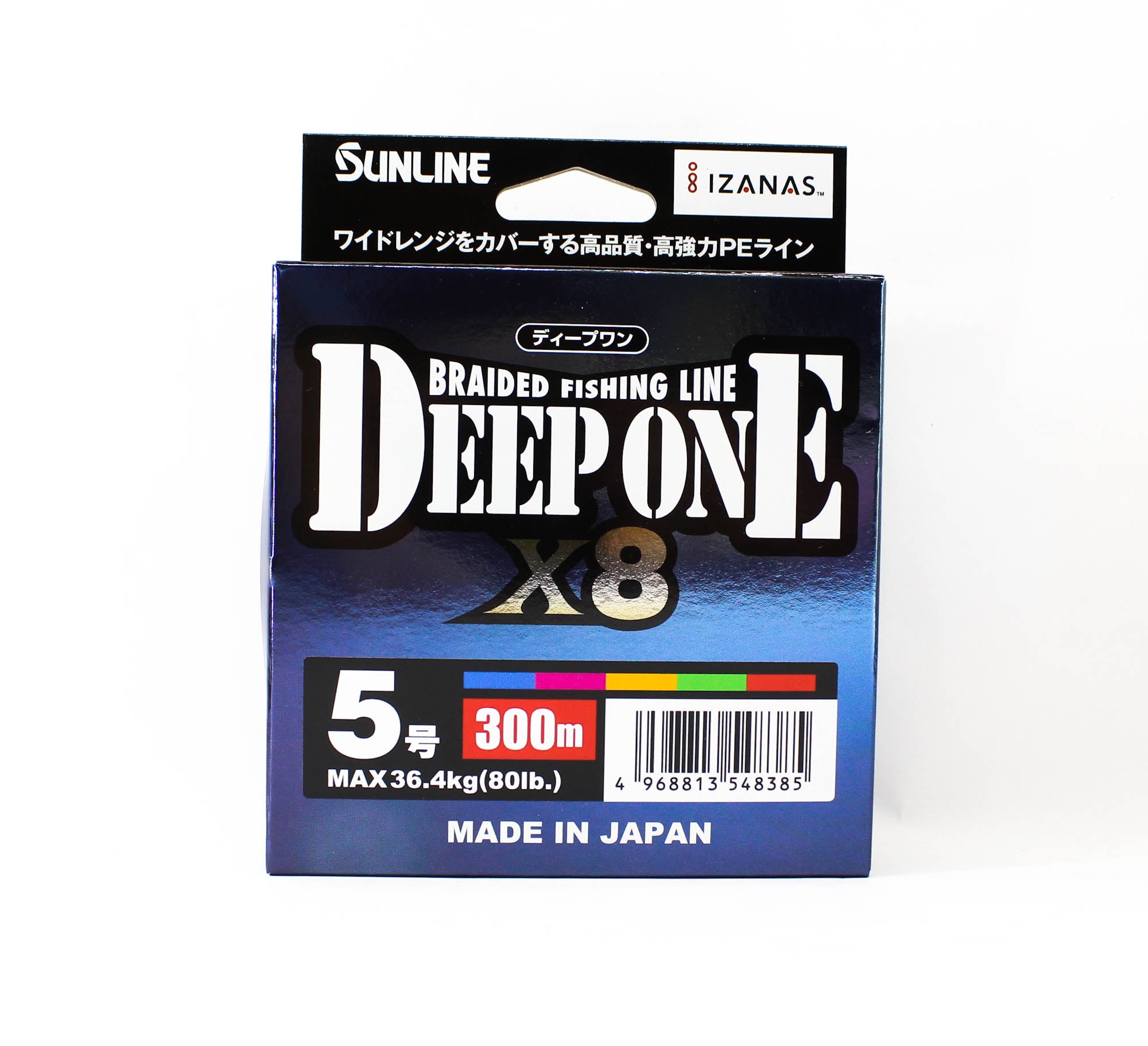 Sunline P.E Line X8 Deep One HG 300M P.E 5 80lb Multi (8385)