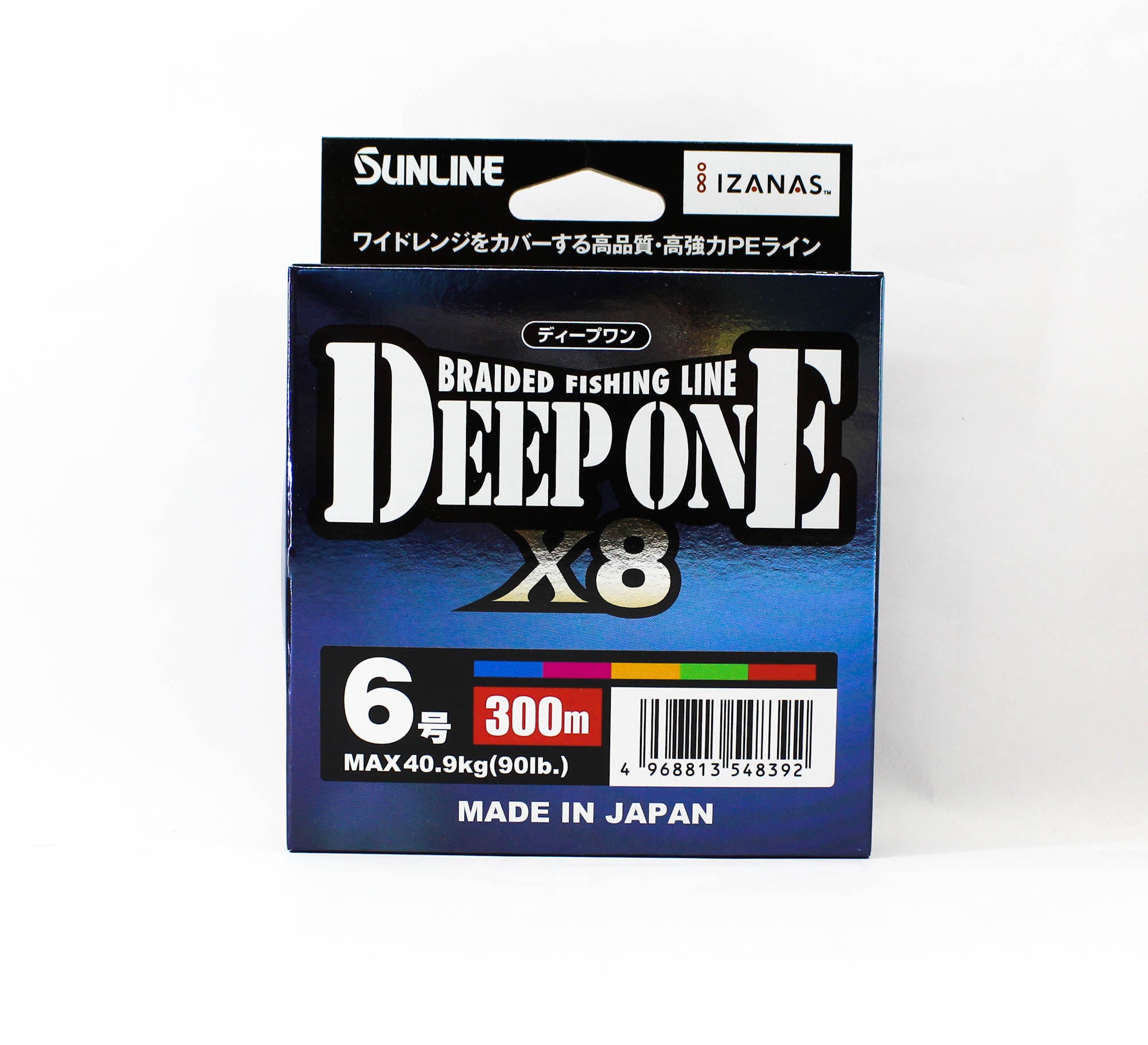 Sunline P.E Line X8 Deep One HG 300M P.E 6 90lb Multi (8392)