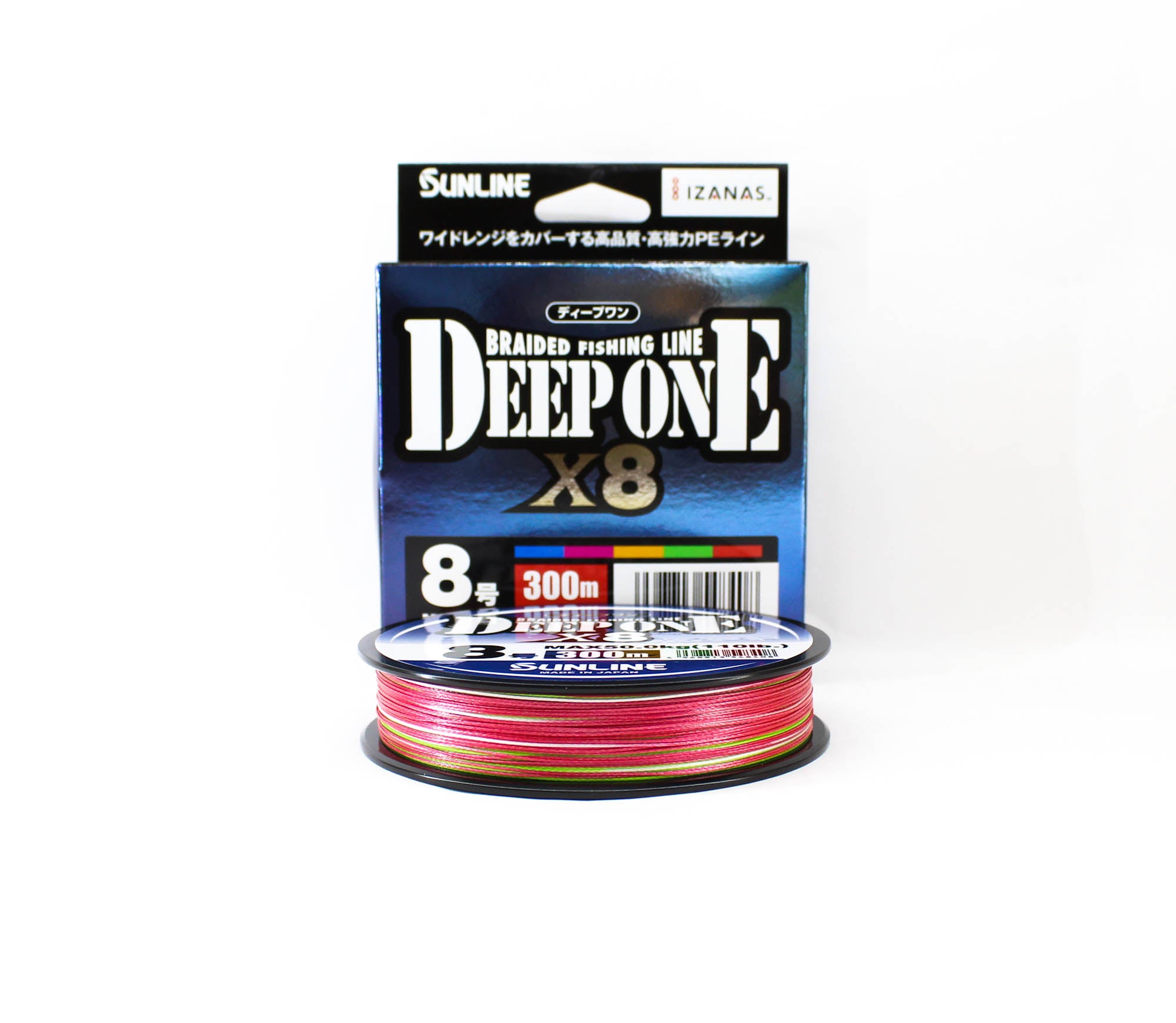 Sunline P.E Line X8 Deep One HG 300M P.E 8 110lb Multi (8408)