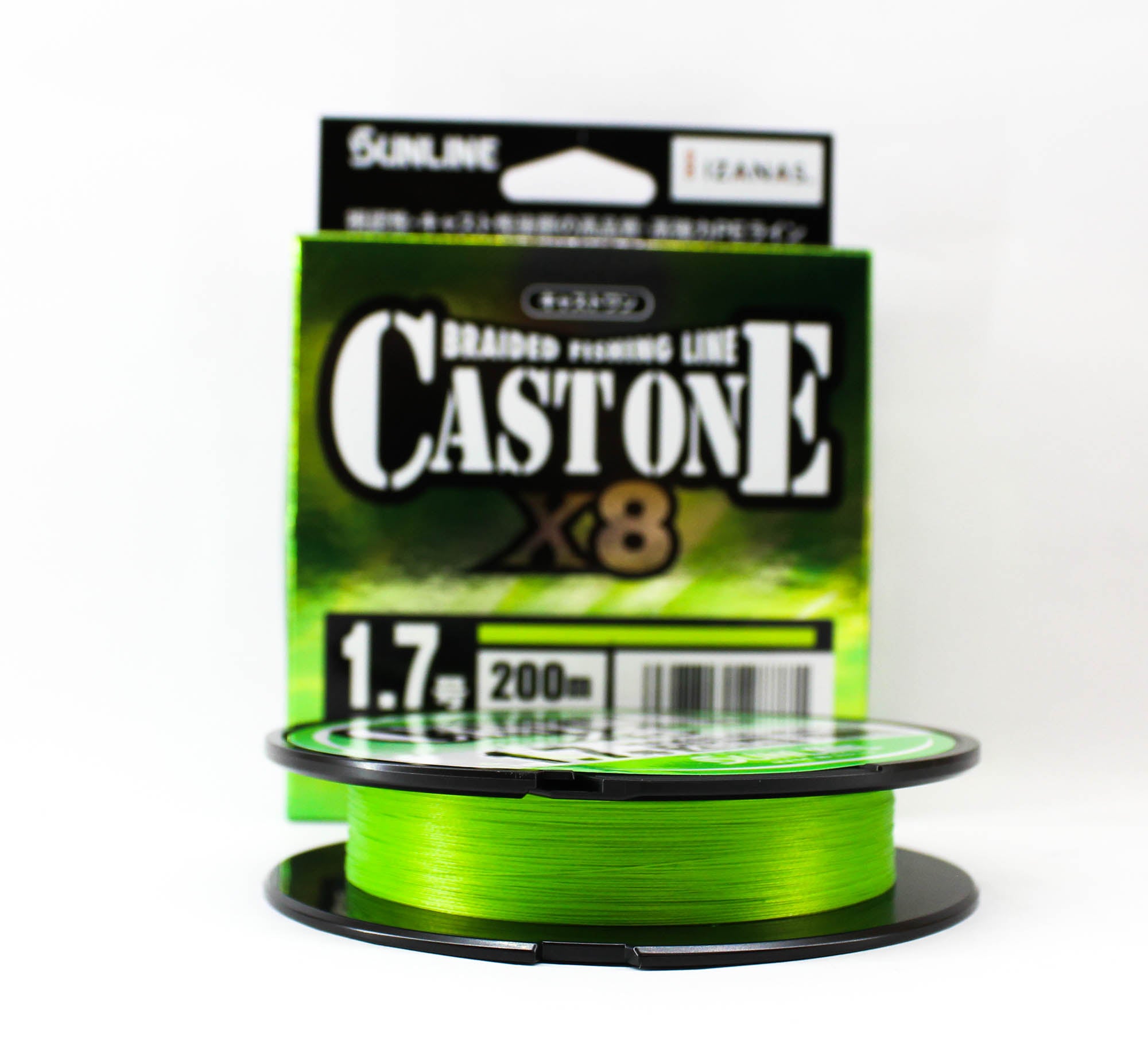 Sunline P.E Line X8 Cast One HG 200M P.E 1.7 30lb Light Green (8781)