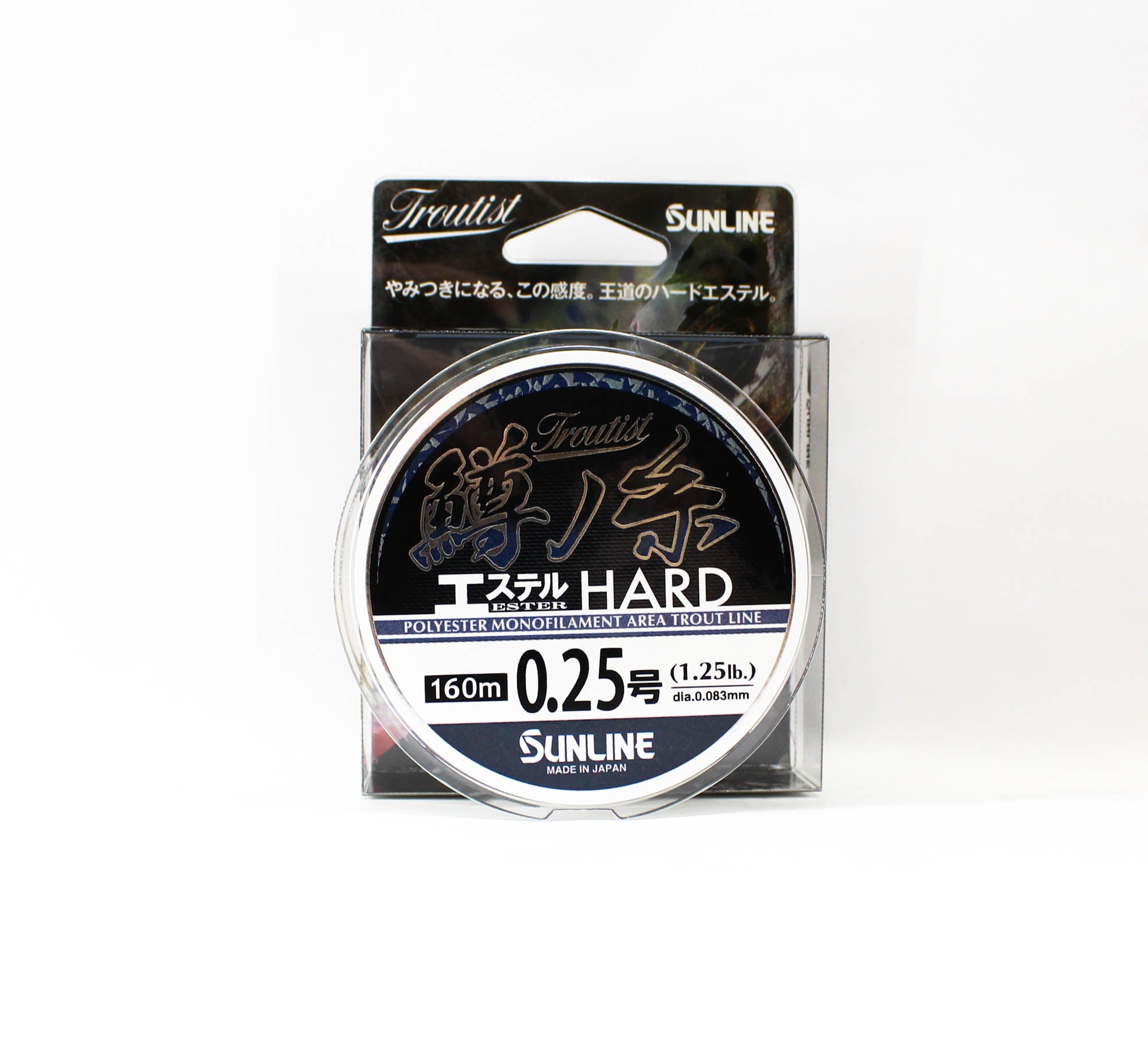 Sunline Ester Line Troutist Masu Ito Hard 160m #0.25 1.25lb 0.083mm (9023)