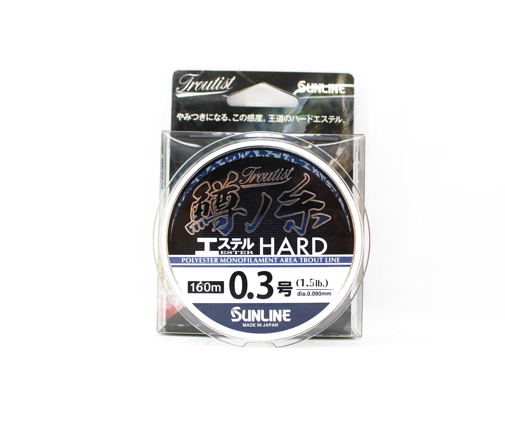 Sunline Ester Line Troutist Masu No Ito Hard 160m #0.3 1.5lb 0.09mm (9030)