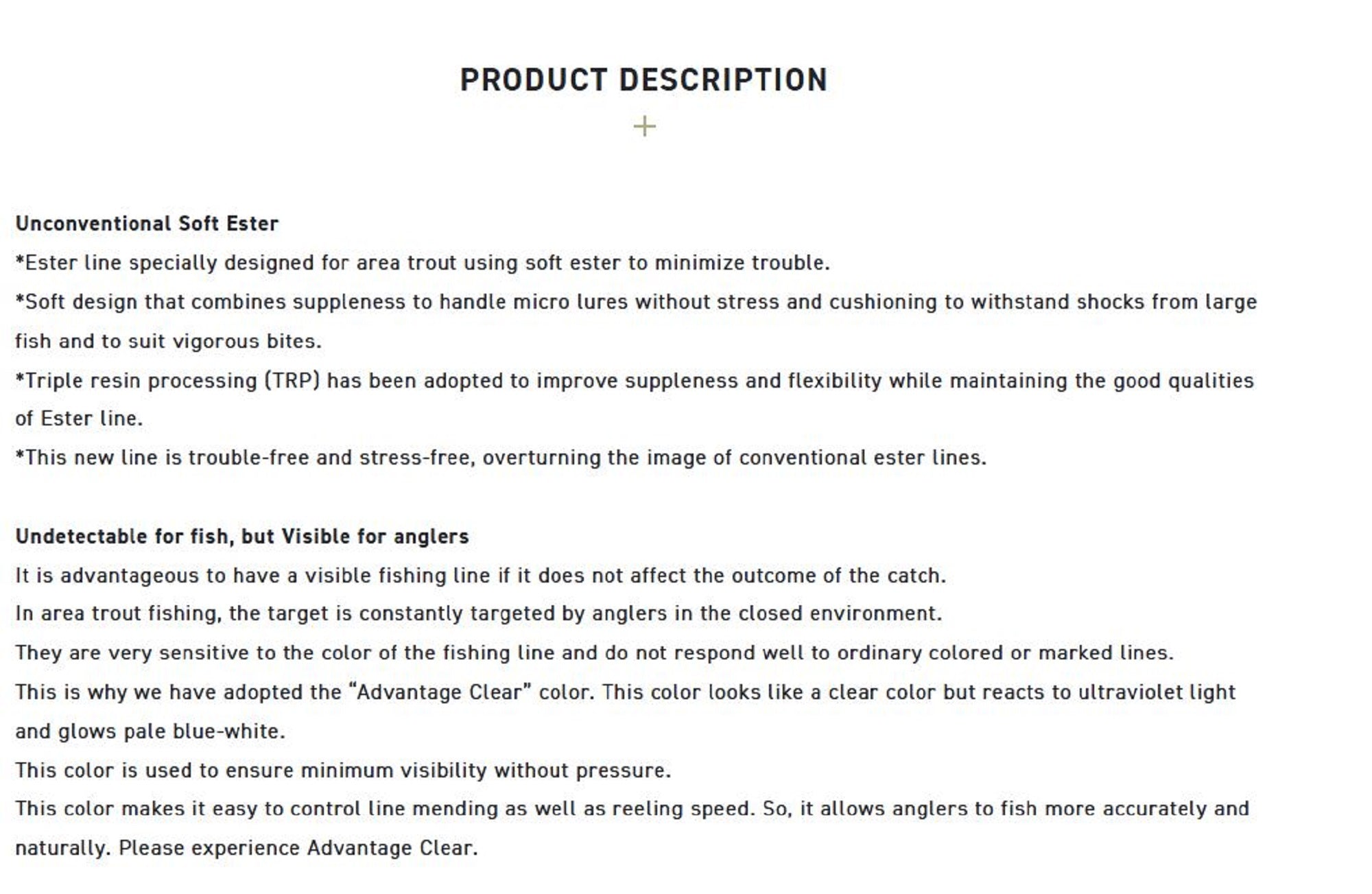 Sunline Ester Line Troutist Masu No Ito Soft 160m #0.3 1.5lb 0.09mm (9078)