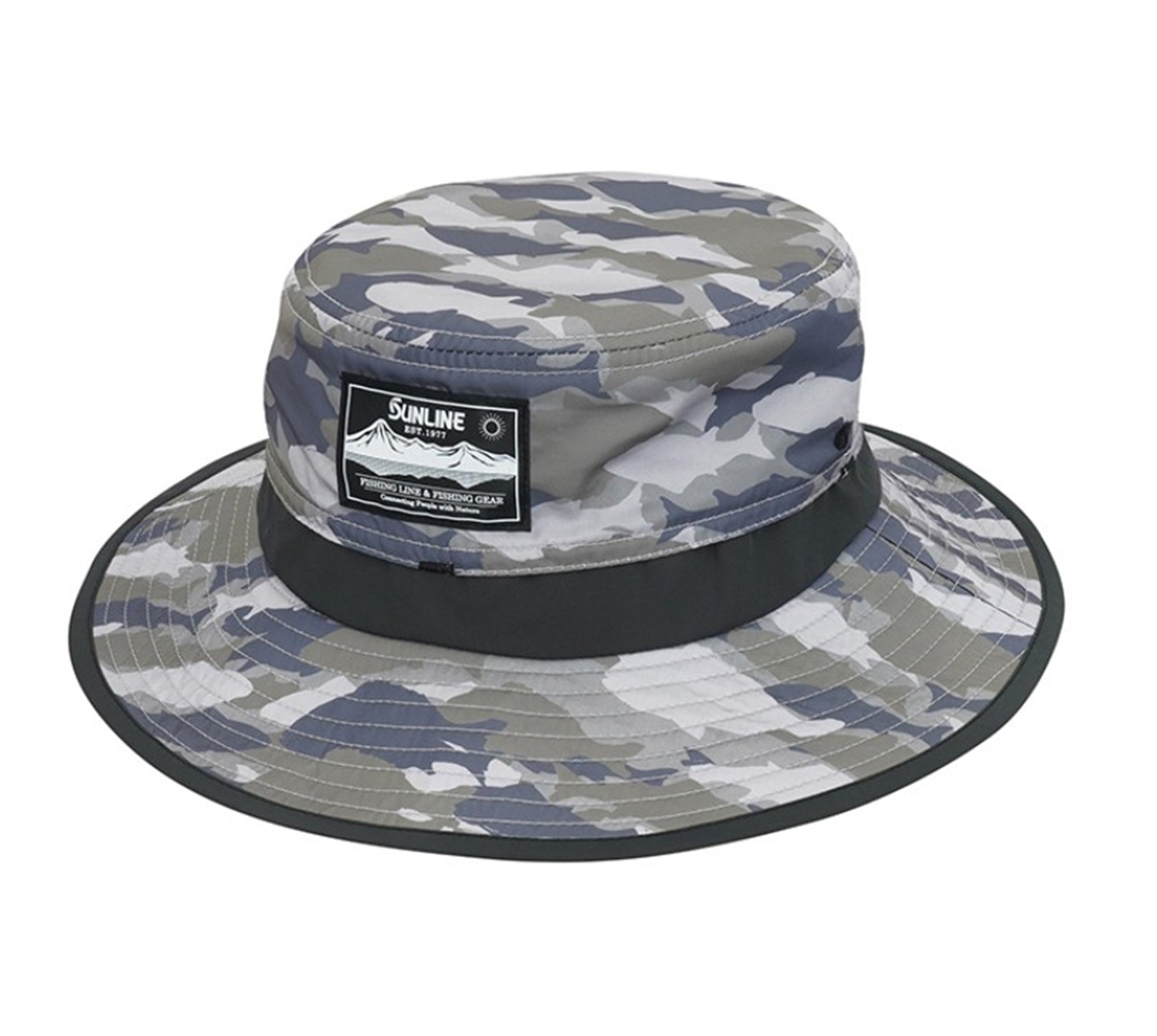 Sunline CP-3835 Hat Quick Dry Fish Camo Size Free (3469)