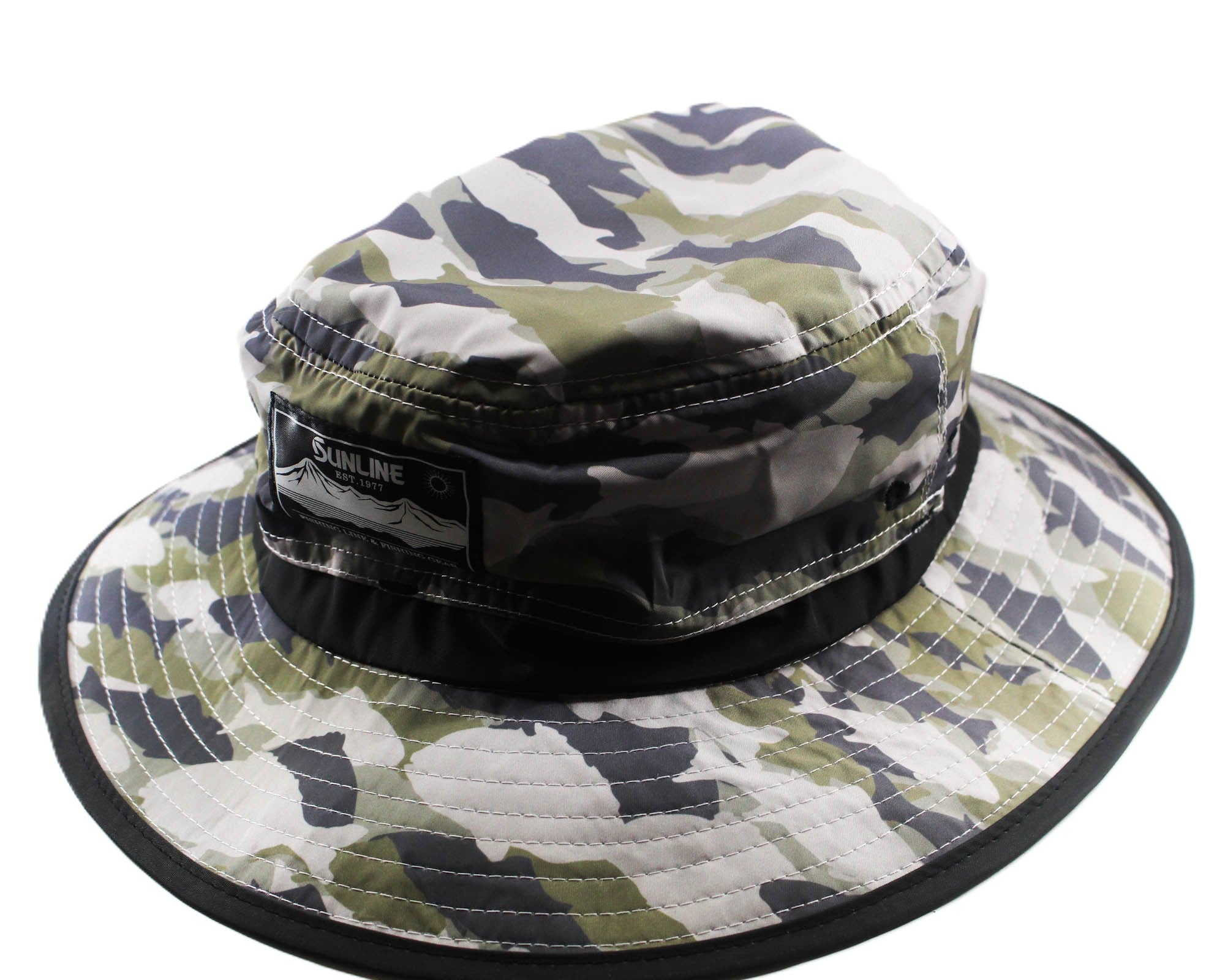 Sunline CP-3835 Hat Quick Dry Fish Camo Size Free (3469)