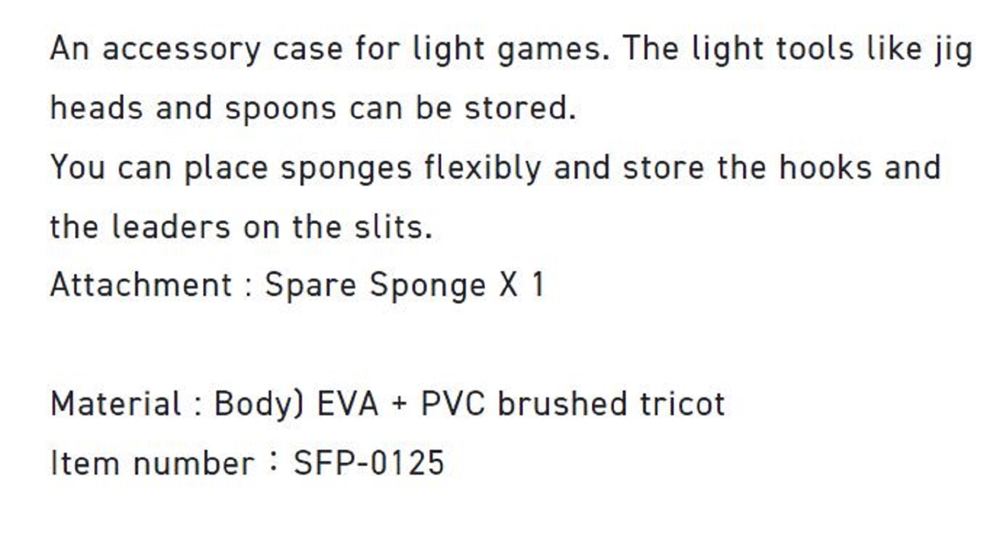 Sunline SFP-0125 Free Base Jig Storage Case 100 x 200 x 70 mm Gray (4917)