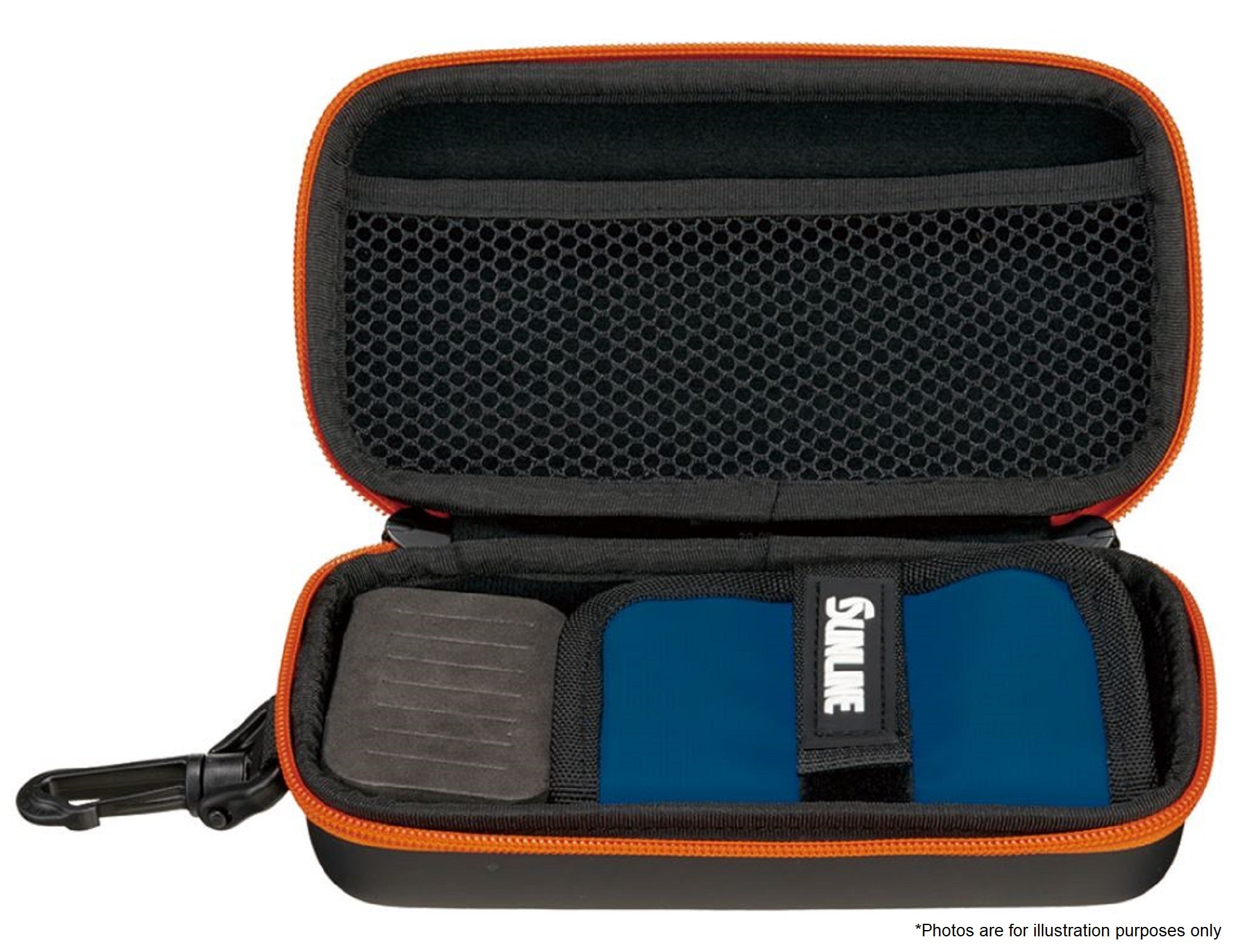 Sunline SFP-0126 Jig Storage Case 100 x 200 x 70 mm Orange (4962)