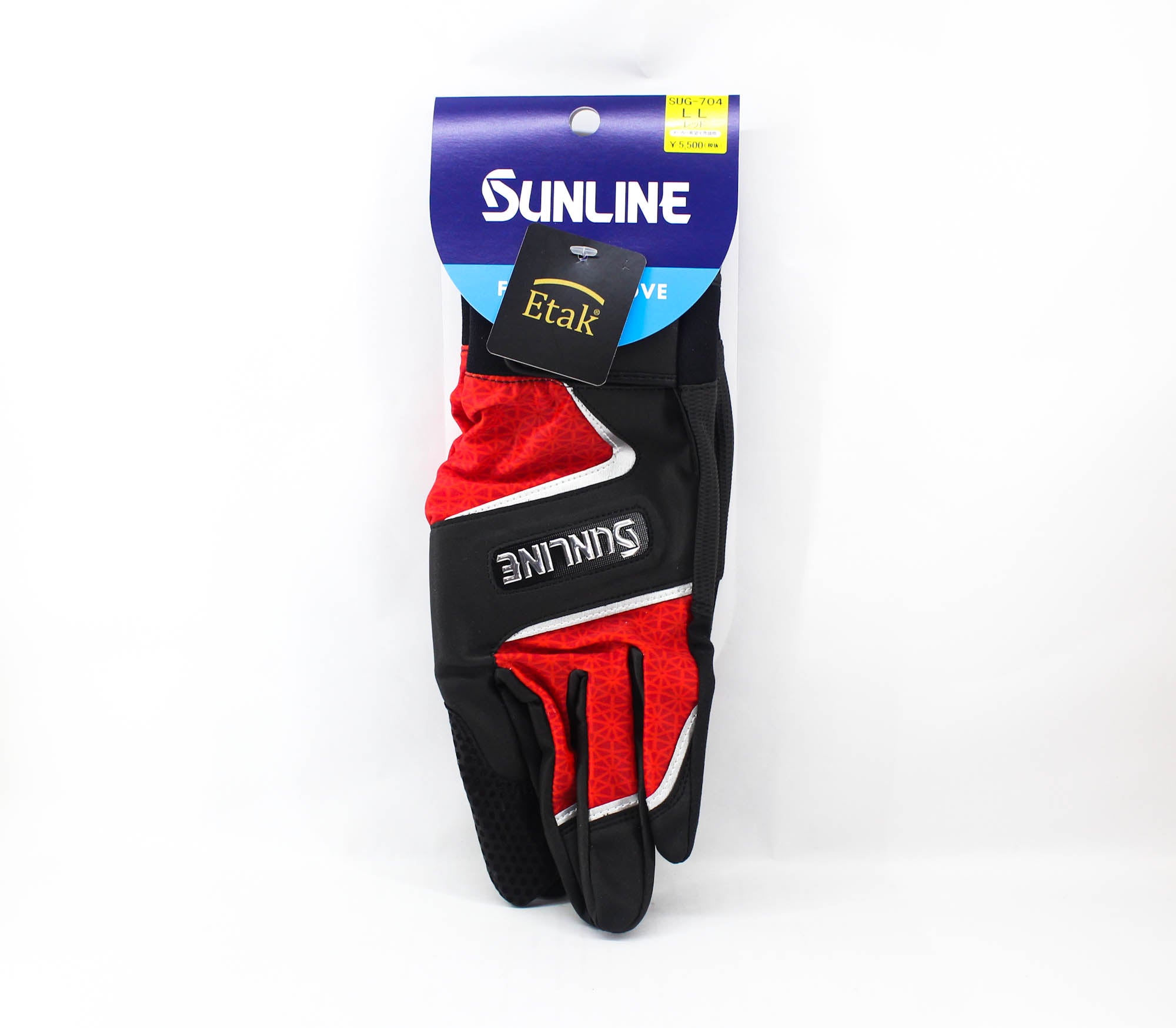 Sunline SUG-704 Salt Glove Casting Jigging Red Size XL (7894)