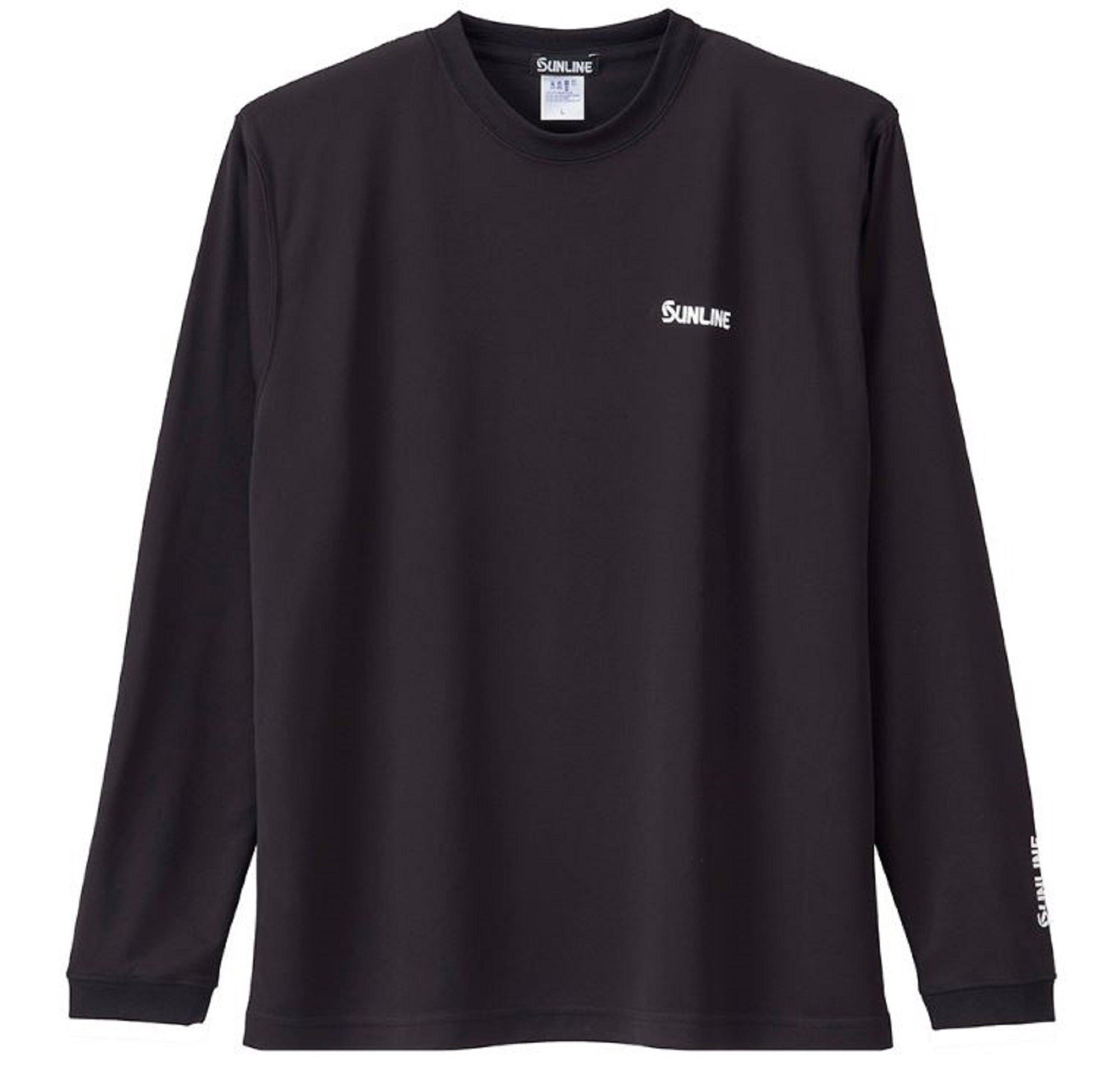 Sunline SUW-15403DLT Long Sleeve Dry T-Shirt Black Size L (4816)