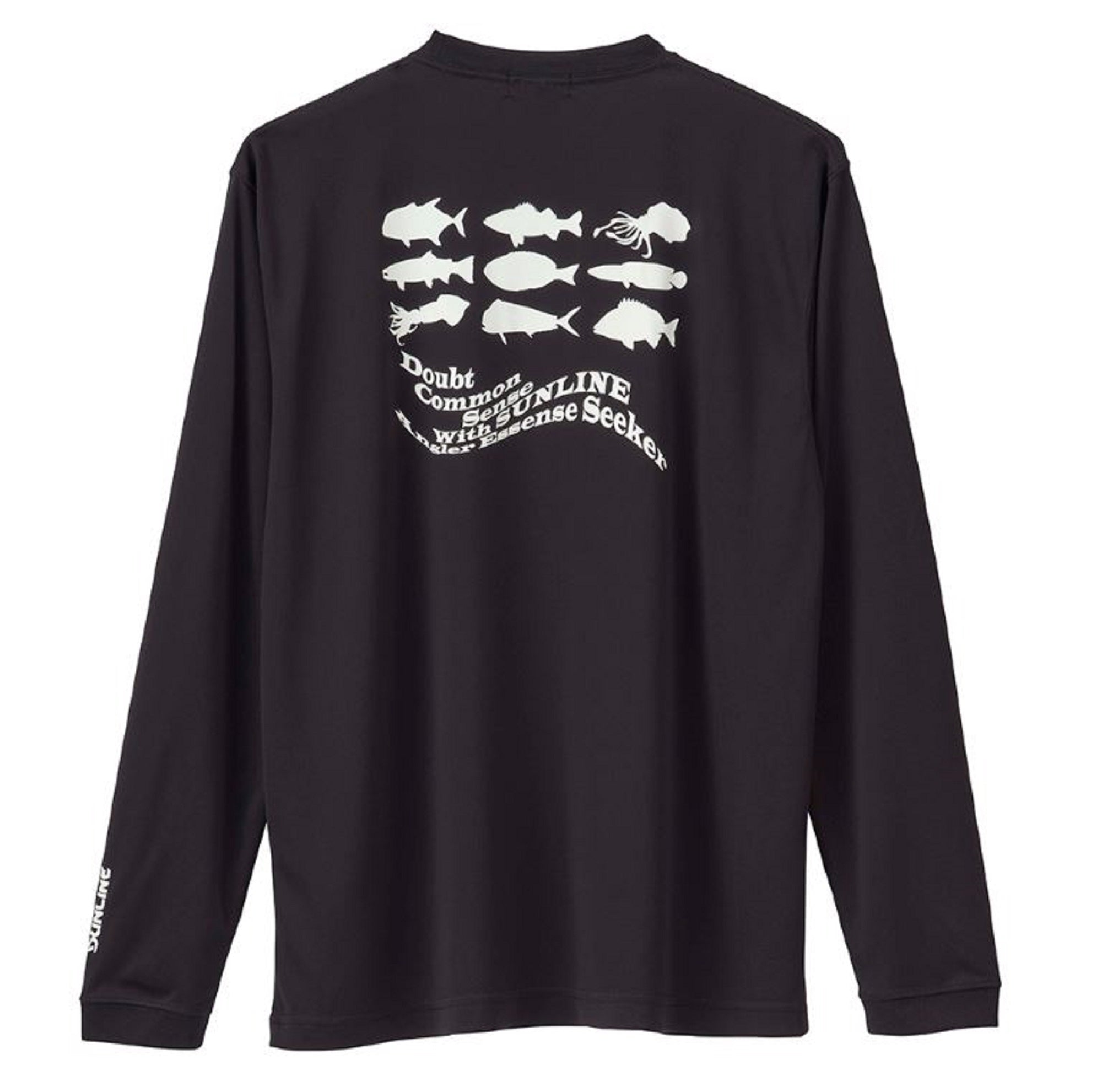Sunline SUW-15403DLT Long Sleeve Dry T-Shirt Black Size XL (4823)