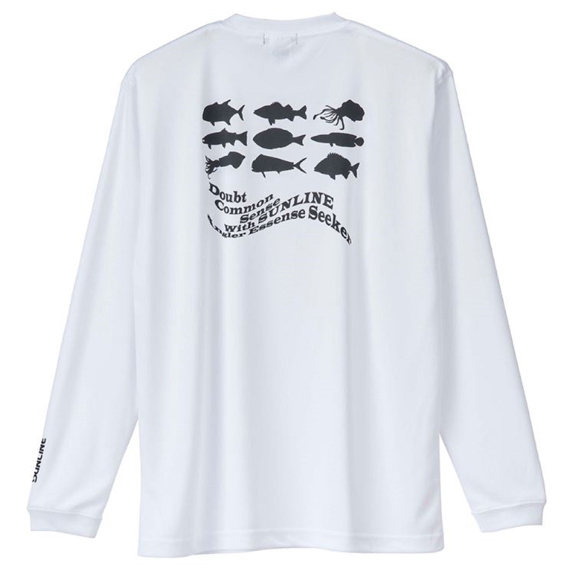 Sunline SUW-15403DLT Long Sleeve Dry T-Shirt White Size M (4854)