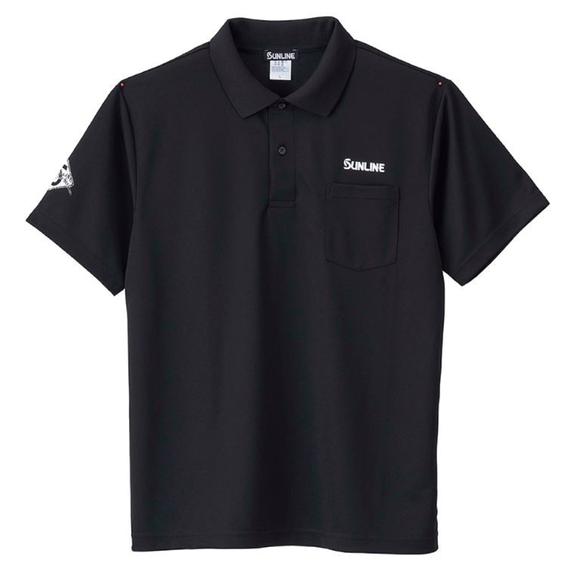 Sunline SUW-15404DP Dry Polo Shirt Black White Size M (5059)