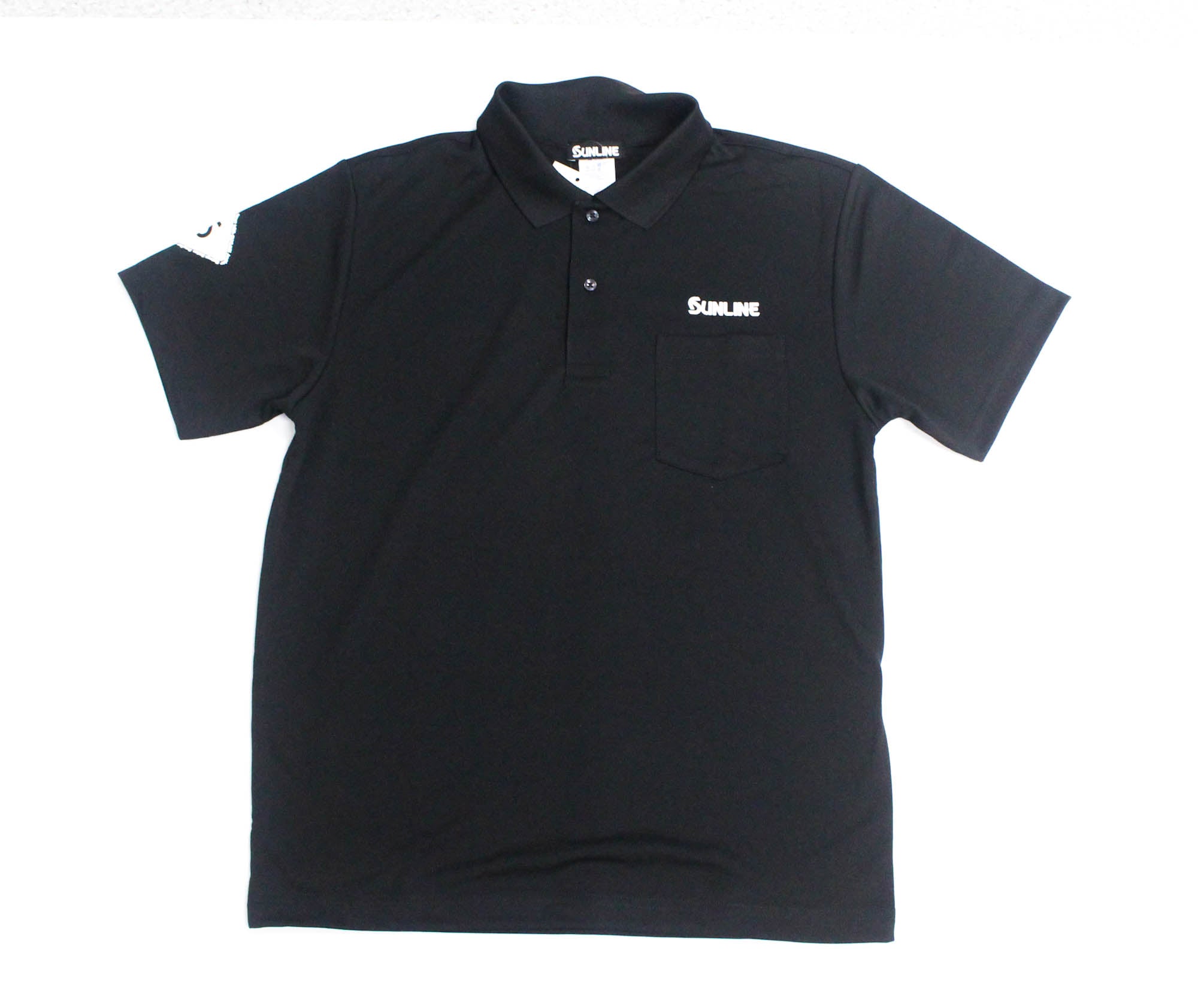 Sunline SUW-15404DP Dry Polo Shirt Black White Size XL (5073)