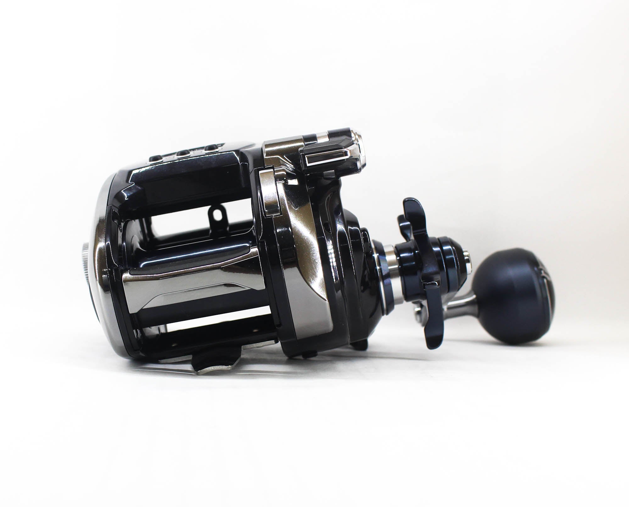Fishing reel on a white background