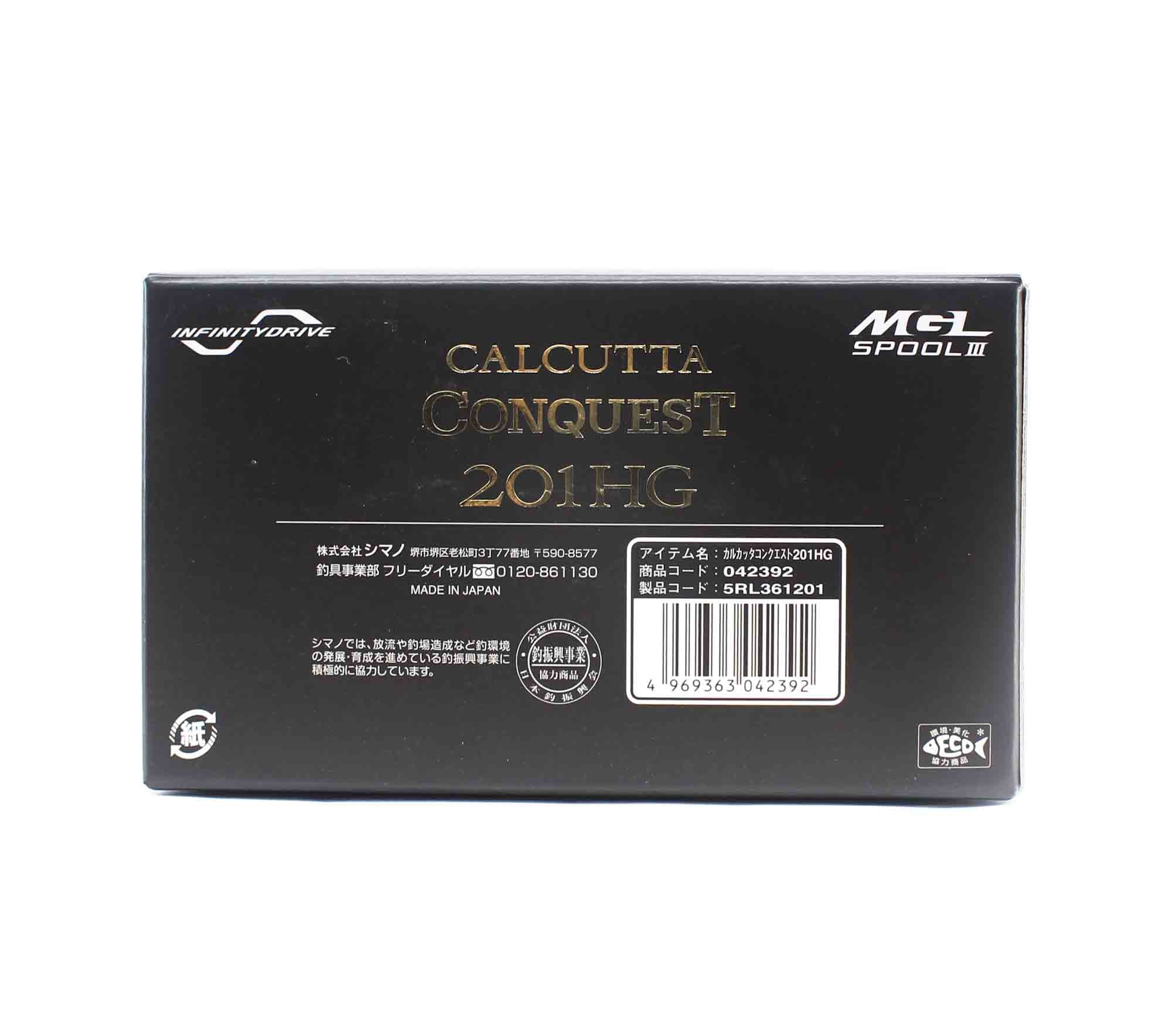 Shimano Reel Baitcast Calcutta Conquest 201HG Left Hand (2392)