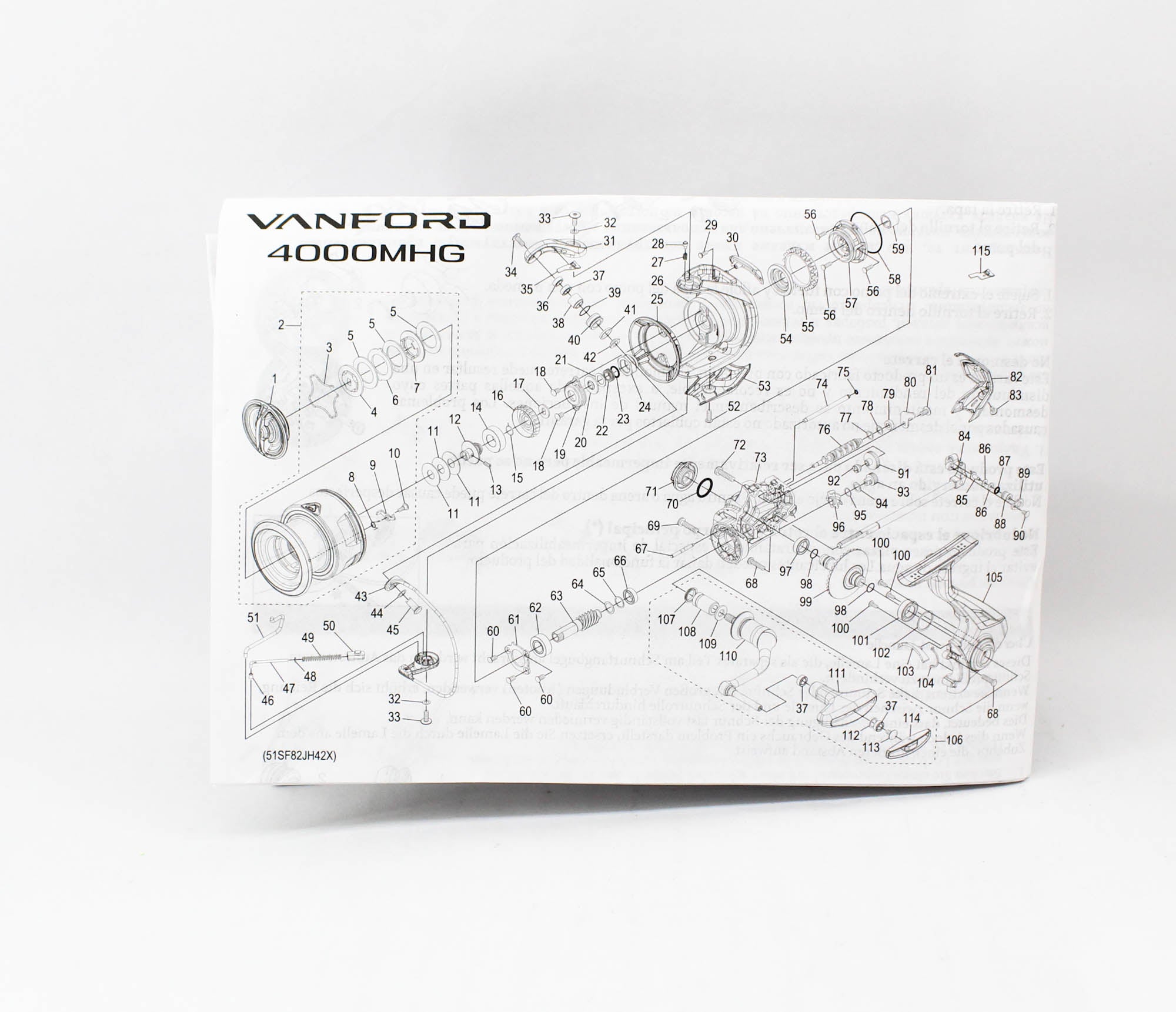 Shimano Reel Spinning Vanford 4000MHG VF4000MHGA 2024 (7120)