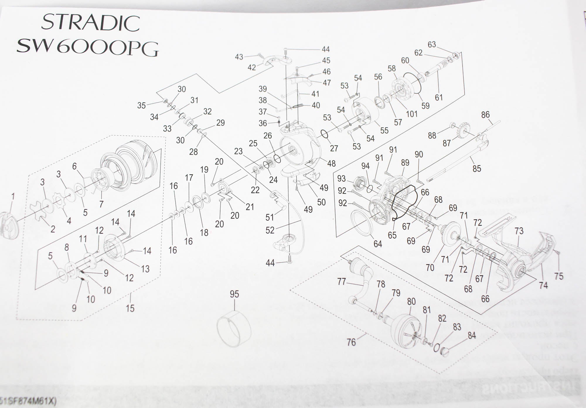 Shimano Reel Spinning Stradic 2024 SW 6000 PG (7403)