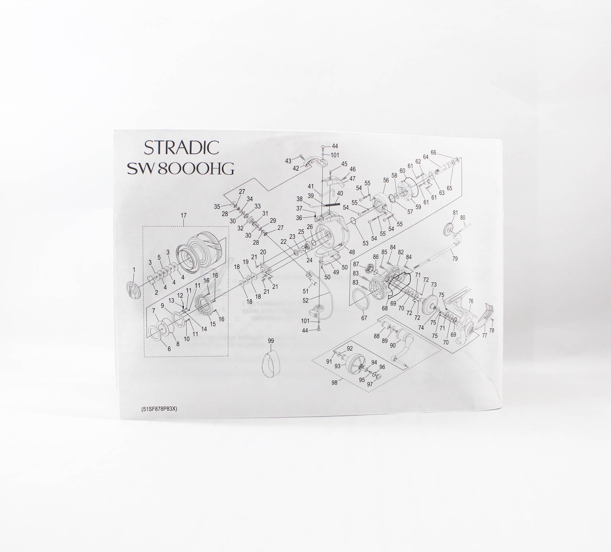 Shimano Reel Spinning Stradic 2024 SW 8000 HG (7441)