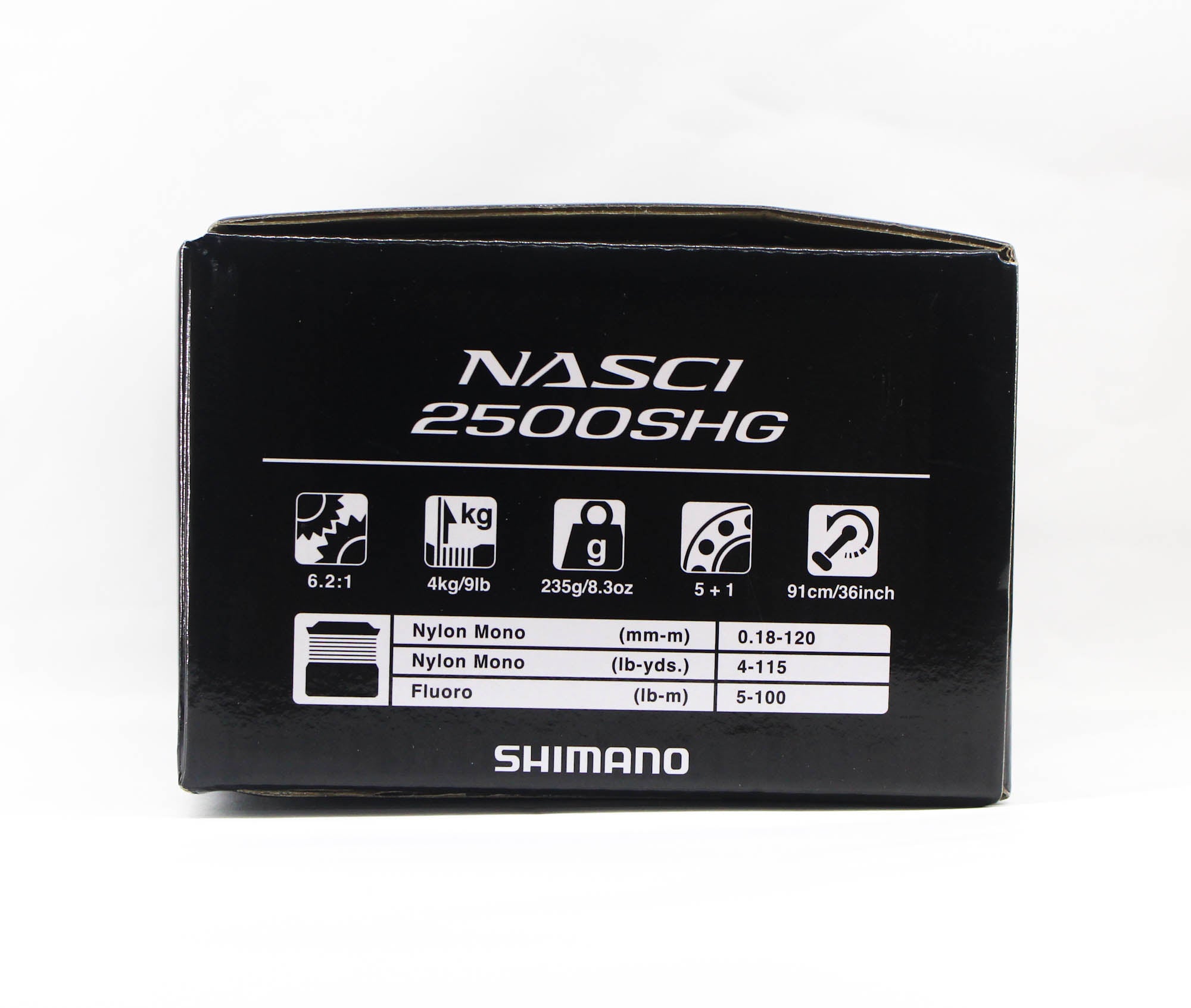 Shimano Reel Spinning Nasci 2500SHG NAS2500SHGFD 2025 (8127)