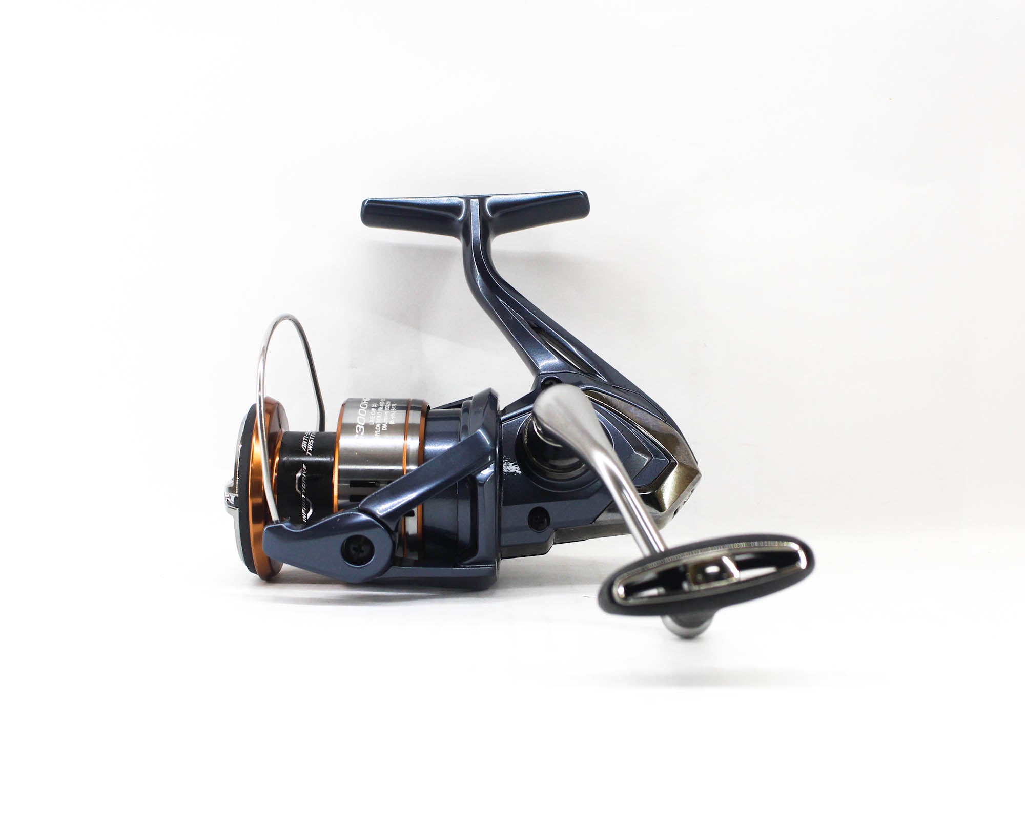 Fishing reel on a white background