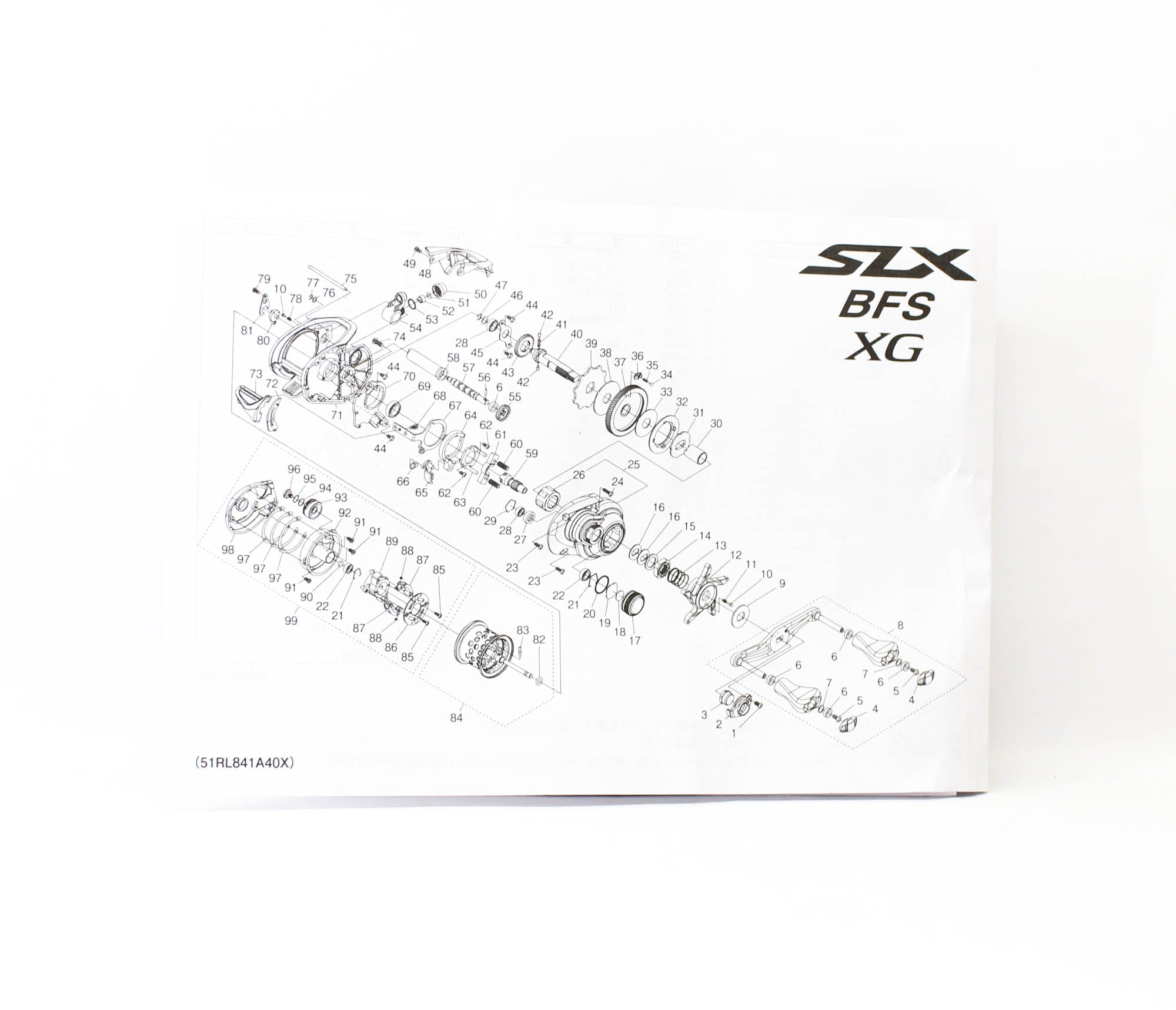 Shimano Reel Baitcast SLX BFS XG 2025 Left Hand (8196)