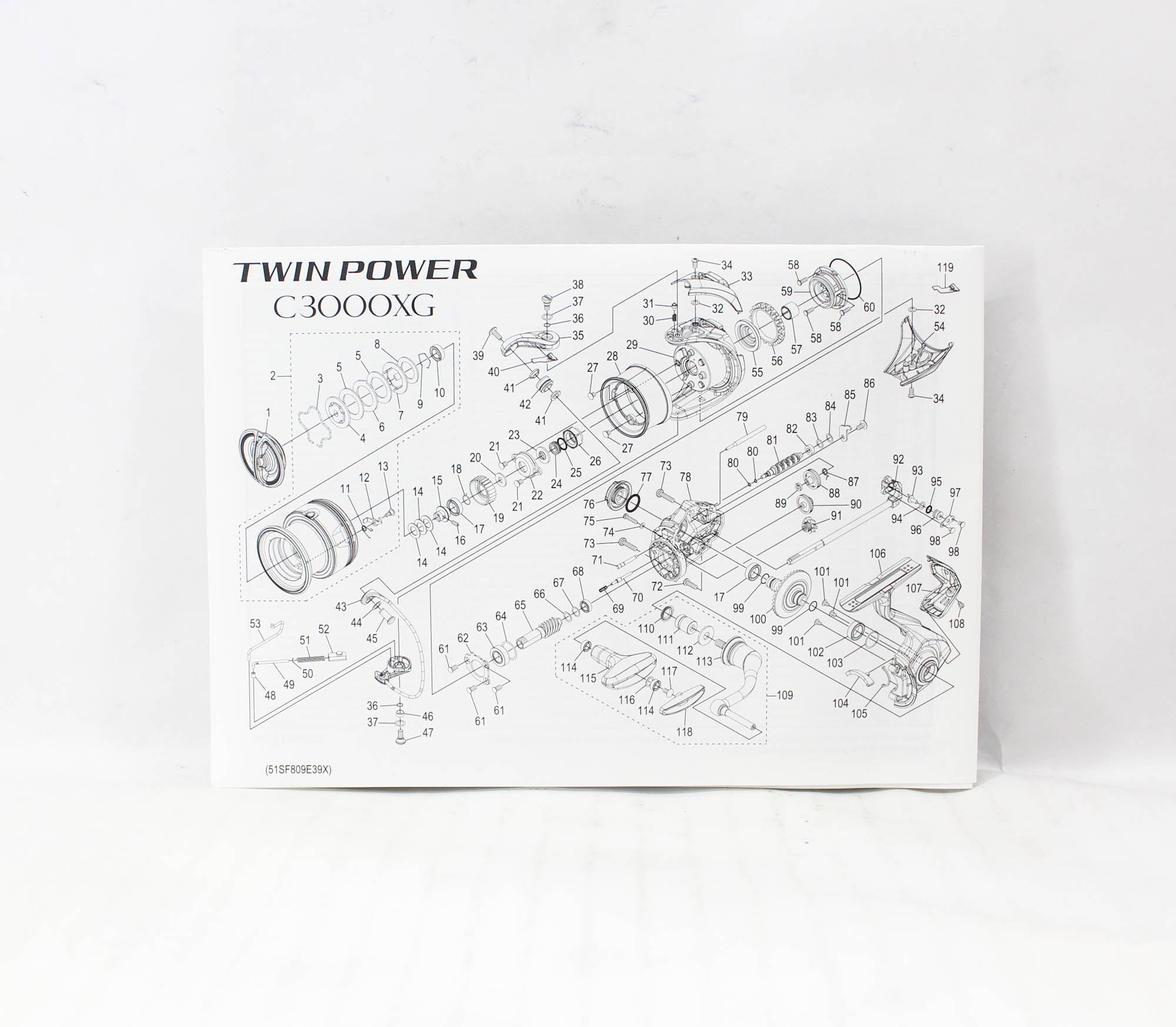 Shimano Reel Spinning Twinpower FE C3000 XG 2024 (1017)