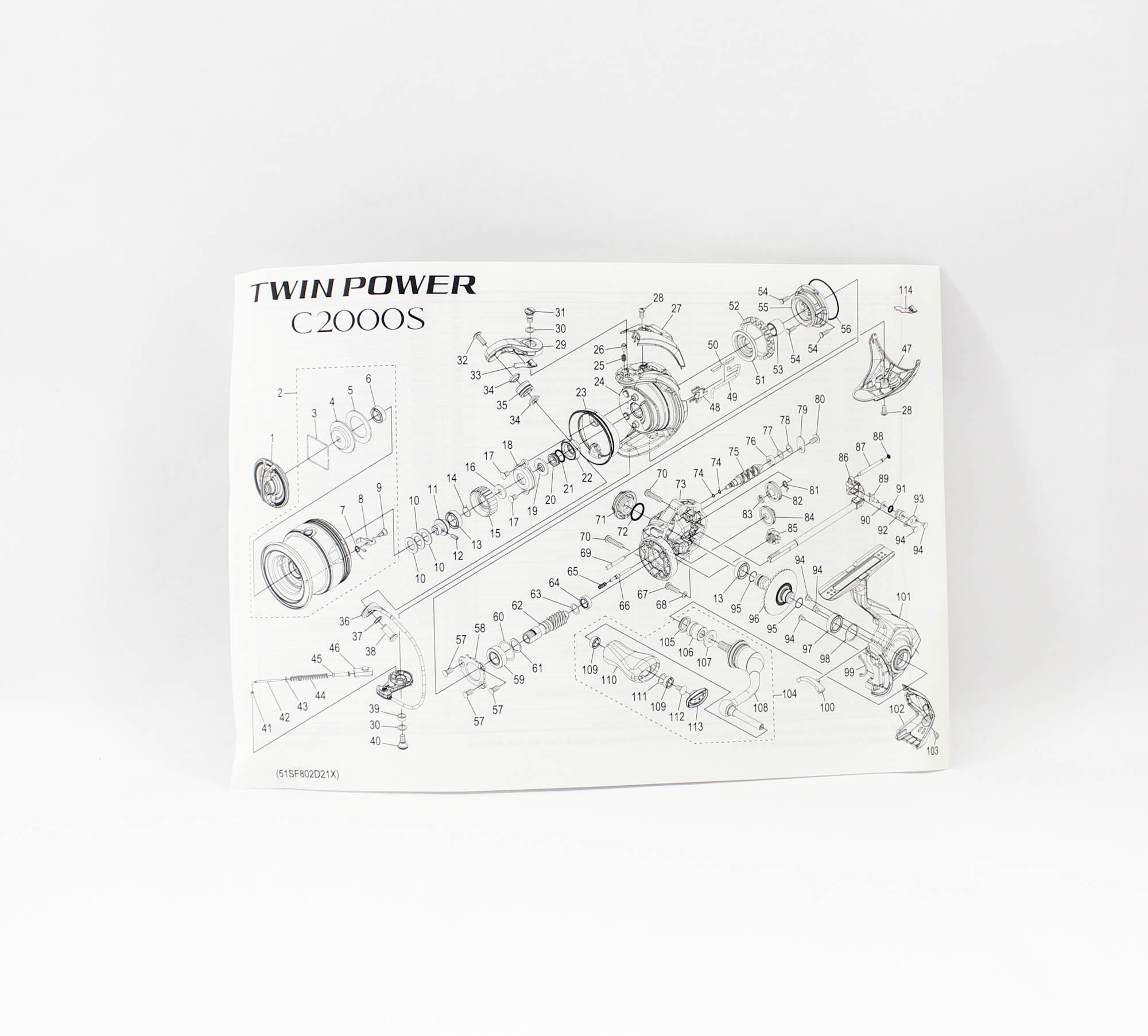 Shimano Reel Spinning Twinpower FE C2000S 2024 (1079)