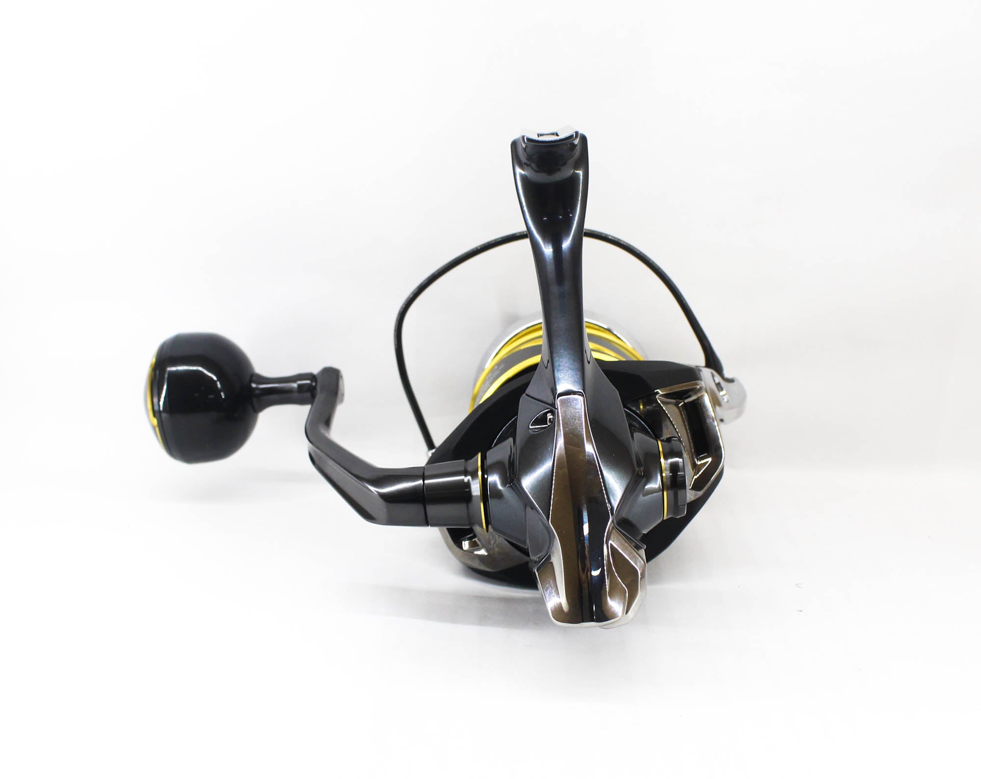 Fishing reel on a white background