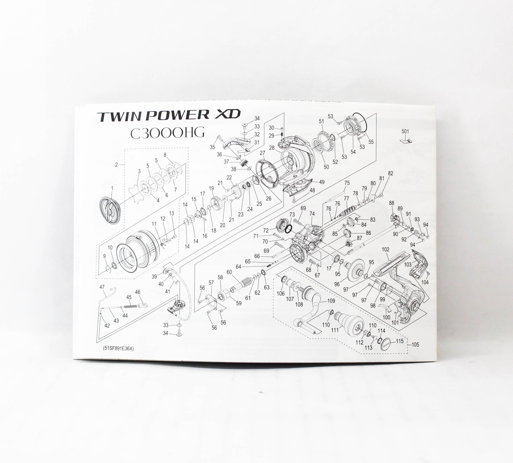 Shimano Reel Spinning Twinpower XD C3000XG TPXDC3000XGFB 2025 (1406)