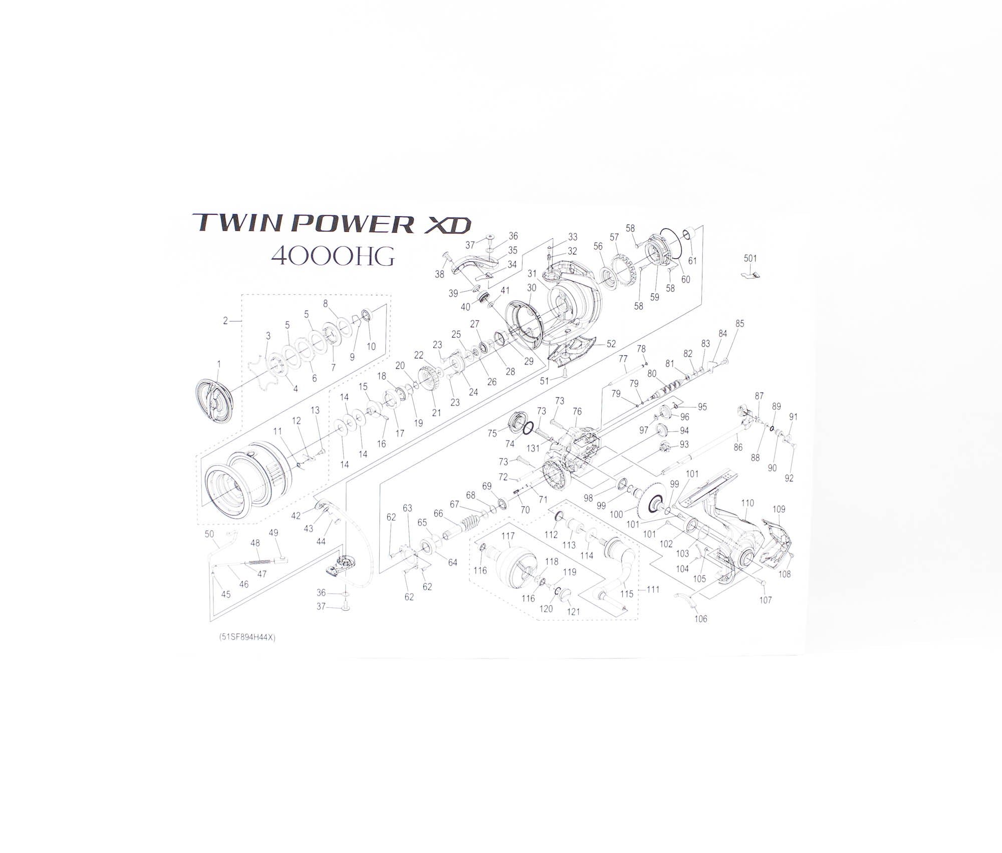 Shimano Reel Spinning Twinpower XD 4000HG TPXD4000HGFB 2025 (1420)