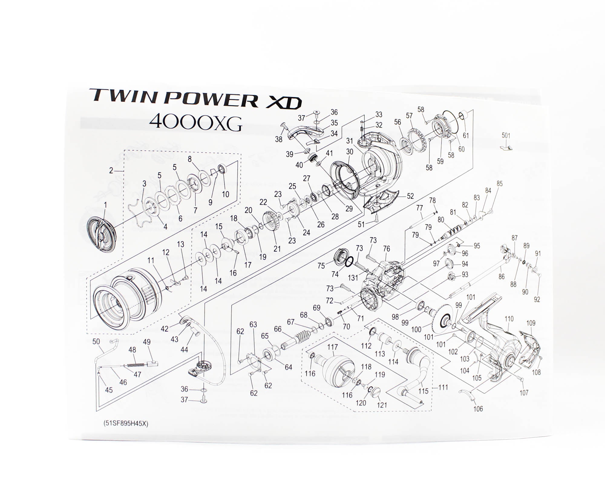 Shimano Reel Spinning Twinpower XD 4000XG TPXD4000XGFB 2025 (1437)